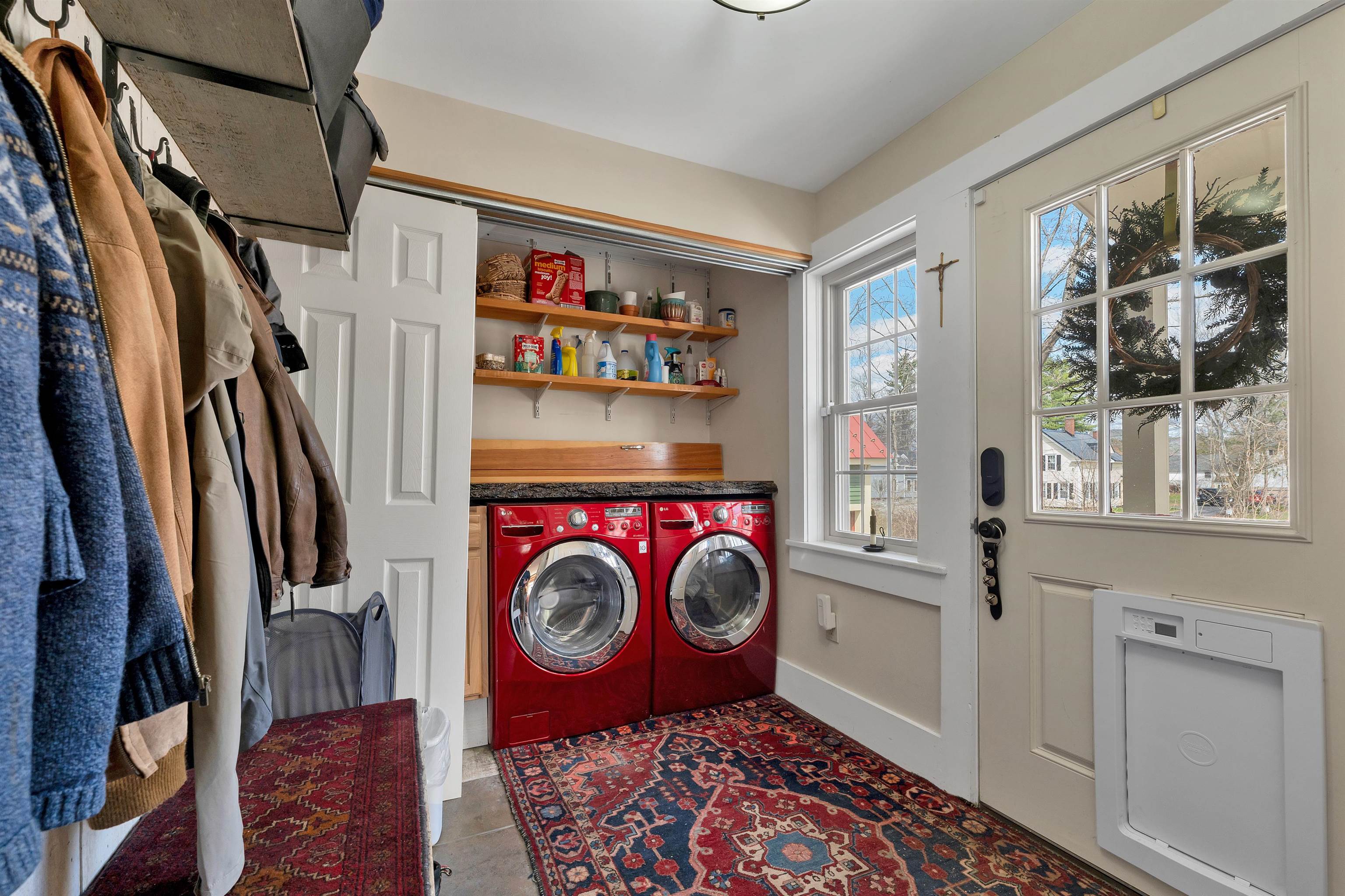 Great laundry mud room entrance.