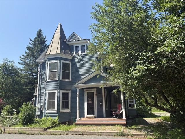 Entrance to 2nd floor apartment is in front of home