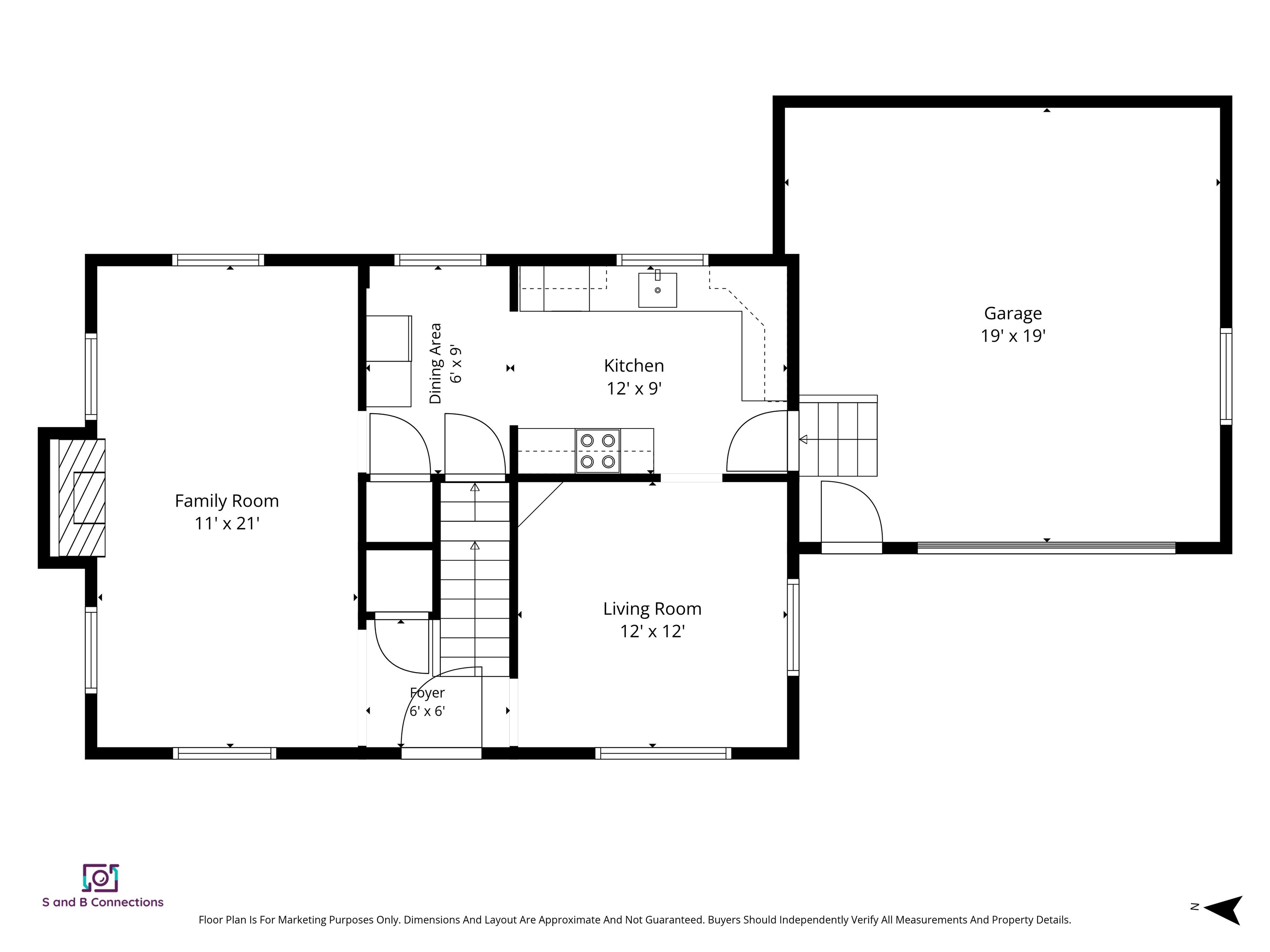 Floor plan for first floor 25571747