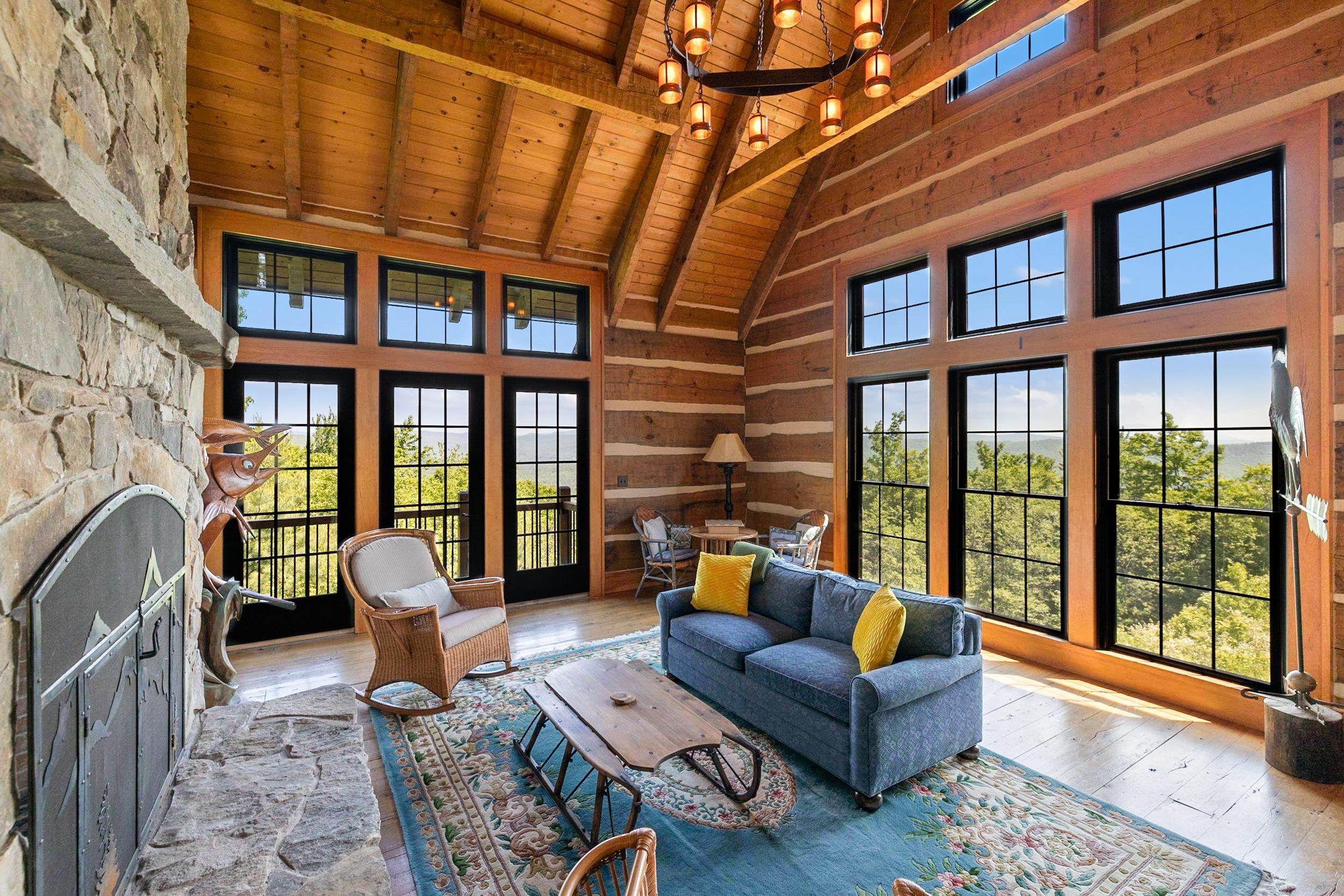 Wood burning fireplace 25547186