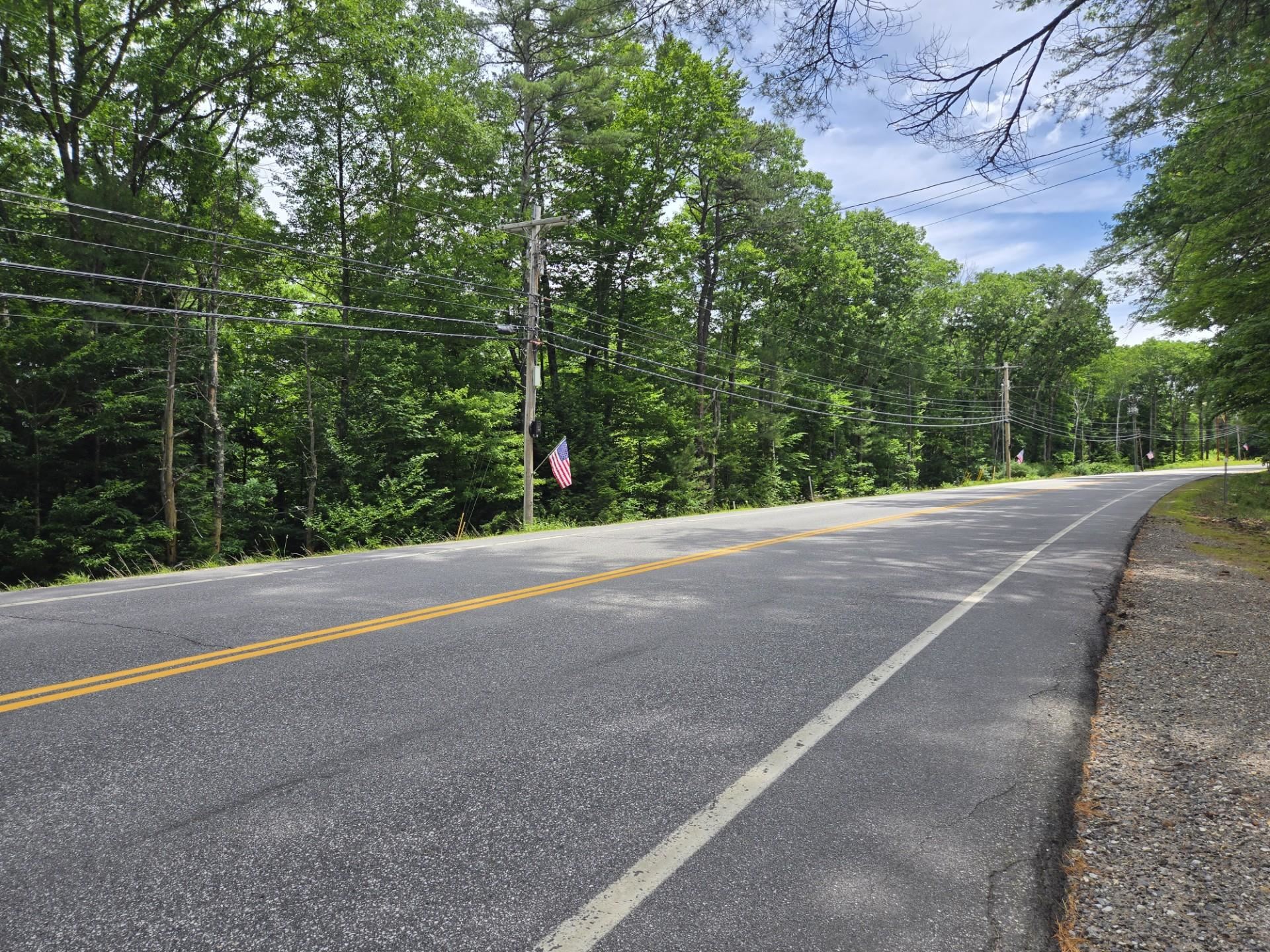 Road frontage looking south on Rte 3A
