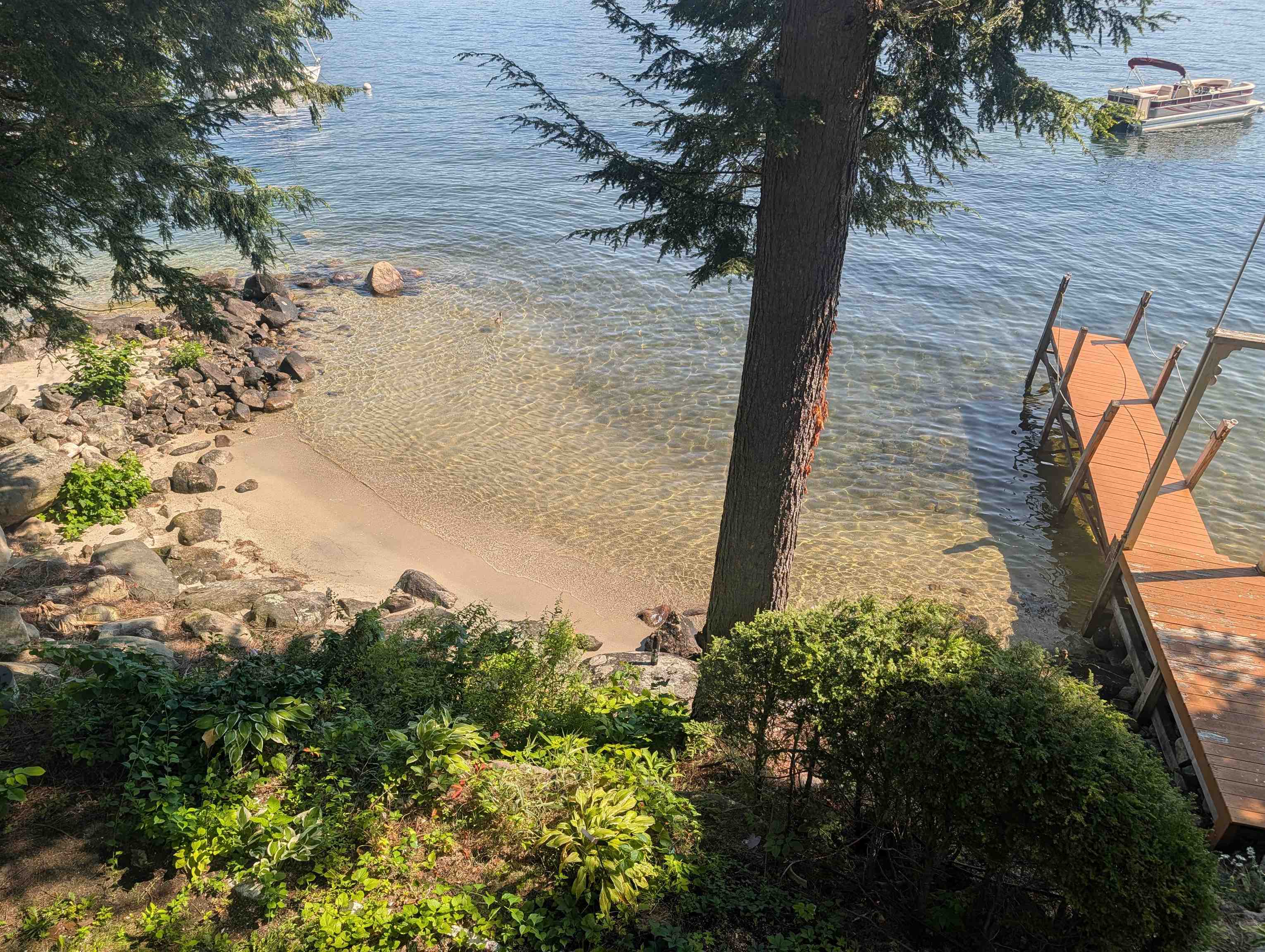 With approvals, excellent opportunity to expand the dock for improved lake access and recreation. 25647717