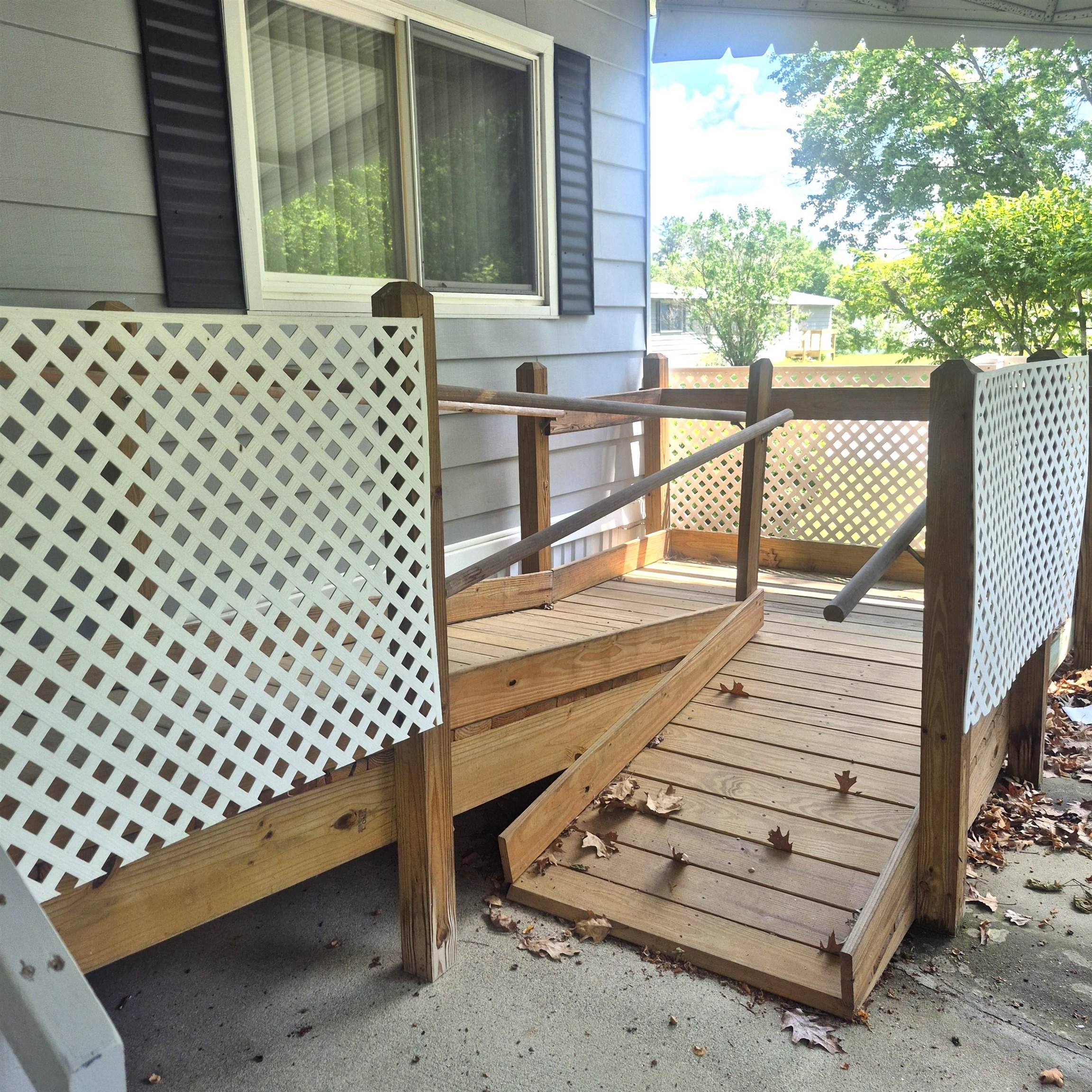 New covered ramp to front door 25651280
