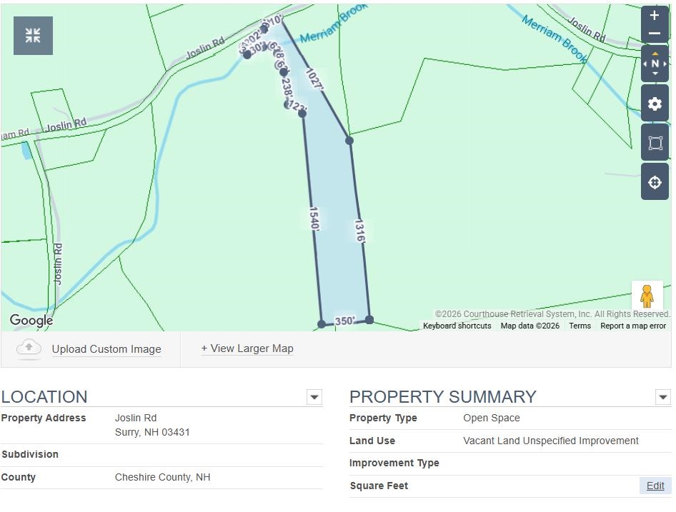 Lot 4B-29-2 Joslin Rd, Surry, NH 03431