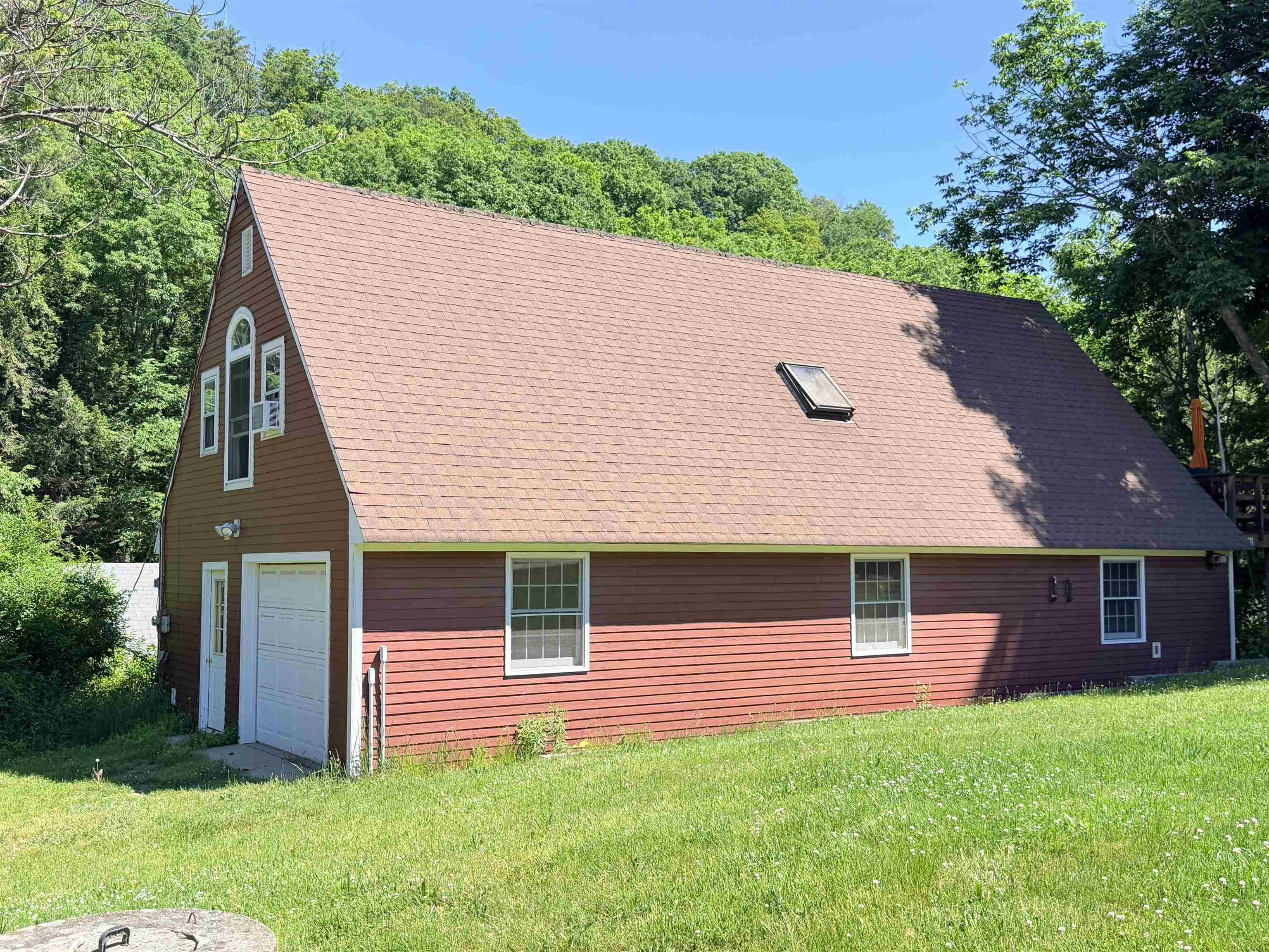 Garage with apartment upstairs