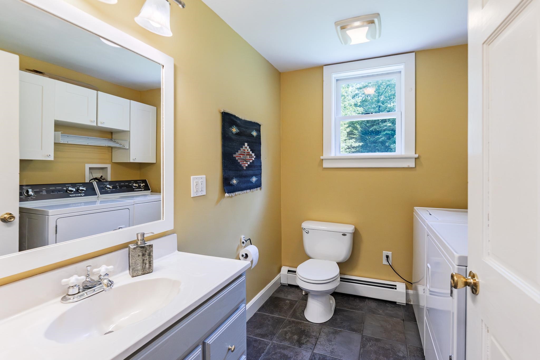 1st Floor Half Bath & Laundry