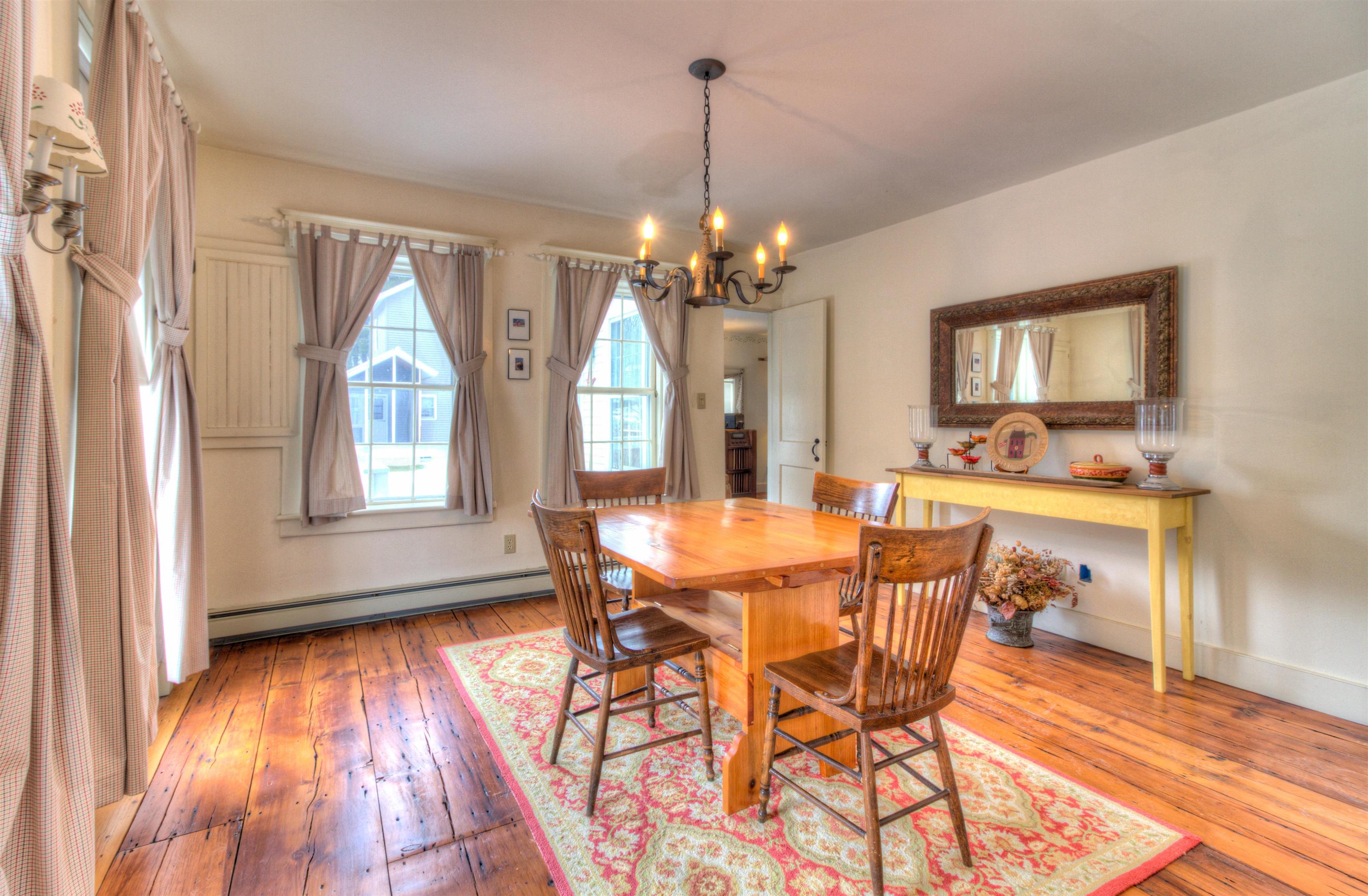 Private dining area