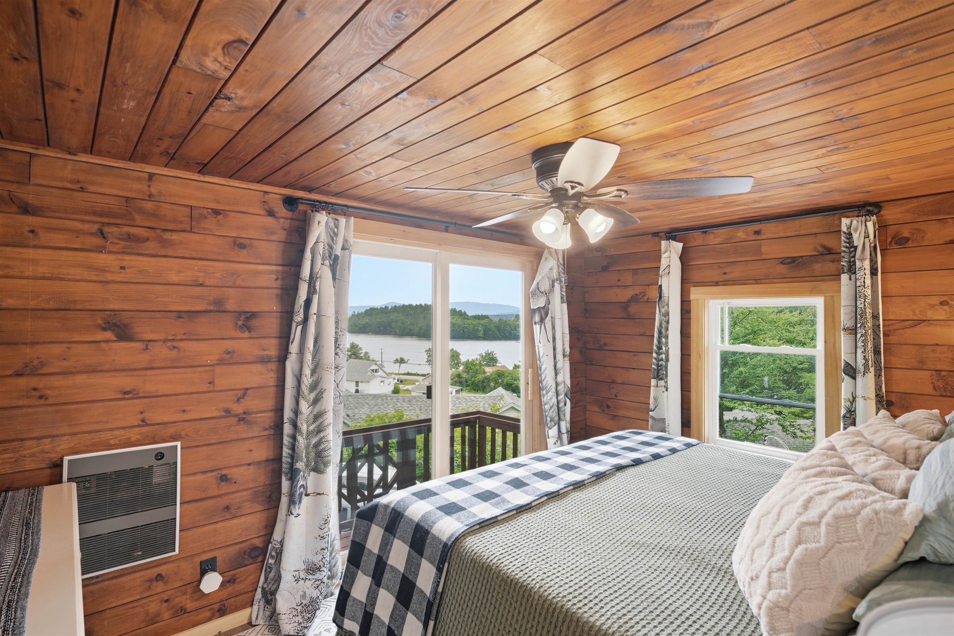 Primary bedroom has balcony with Great Lake Views!