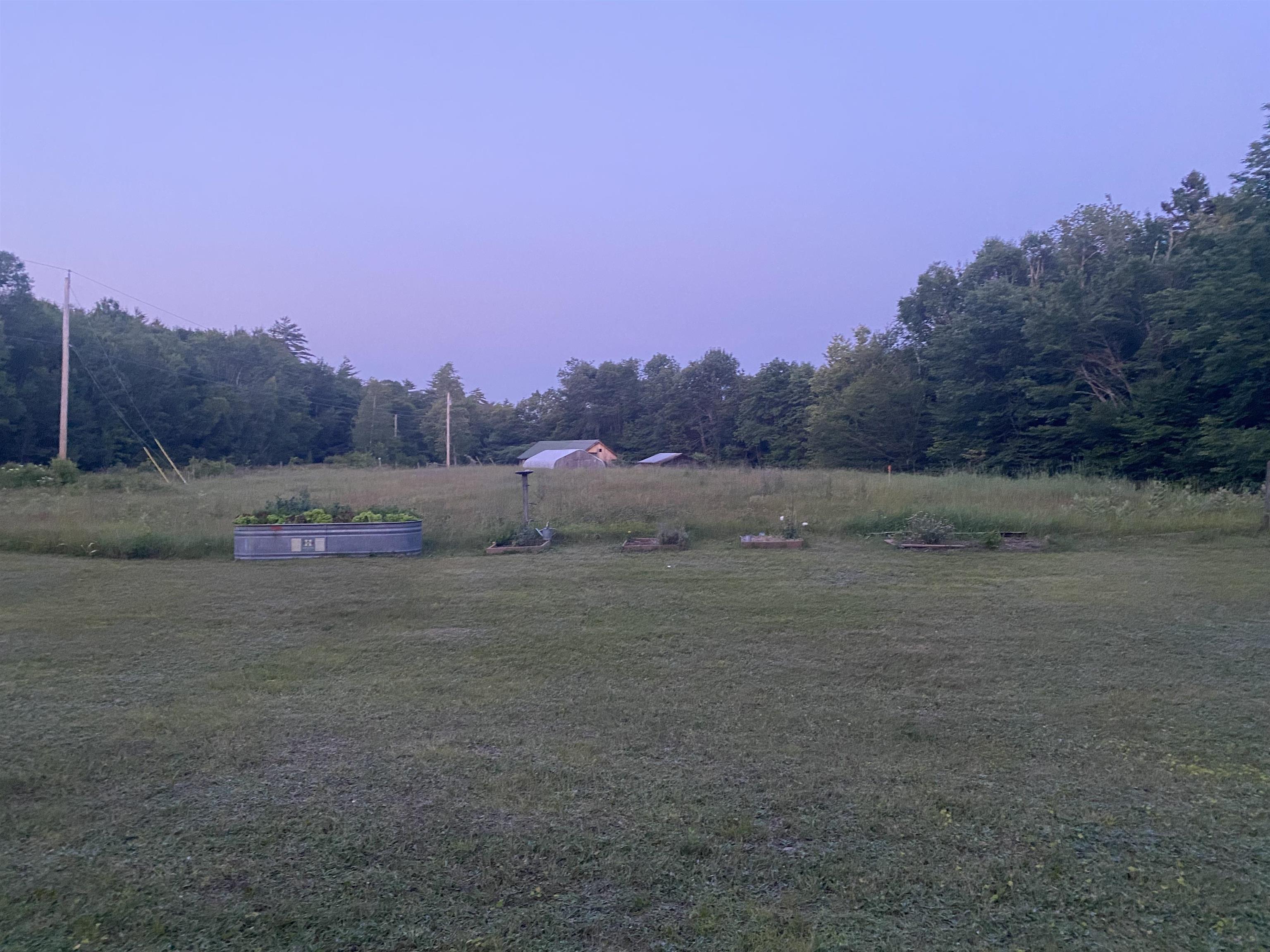 view from side yard