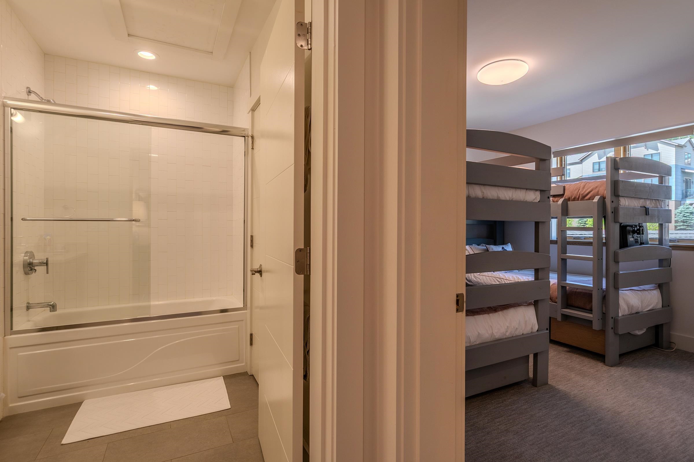 Full bathroom on second level
