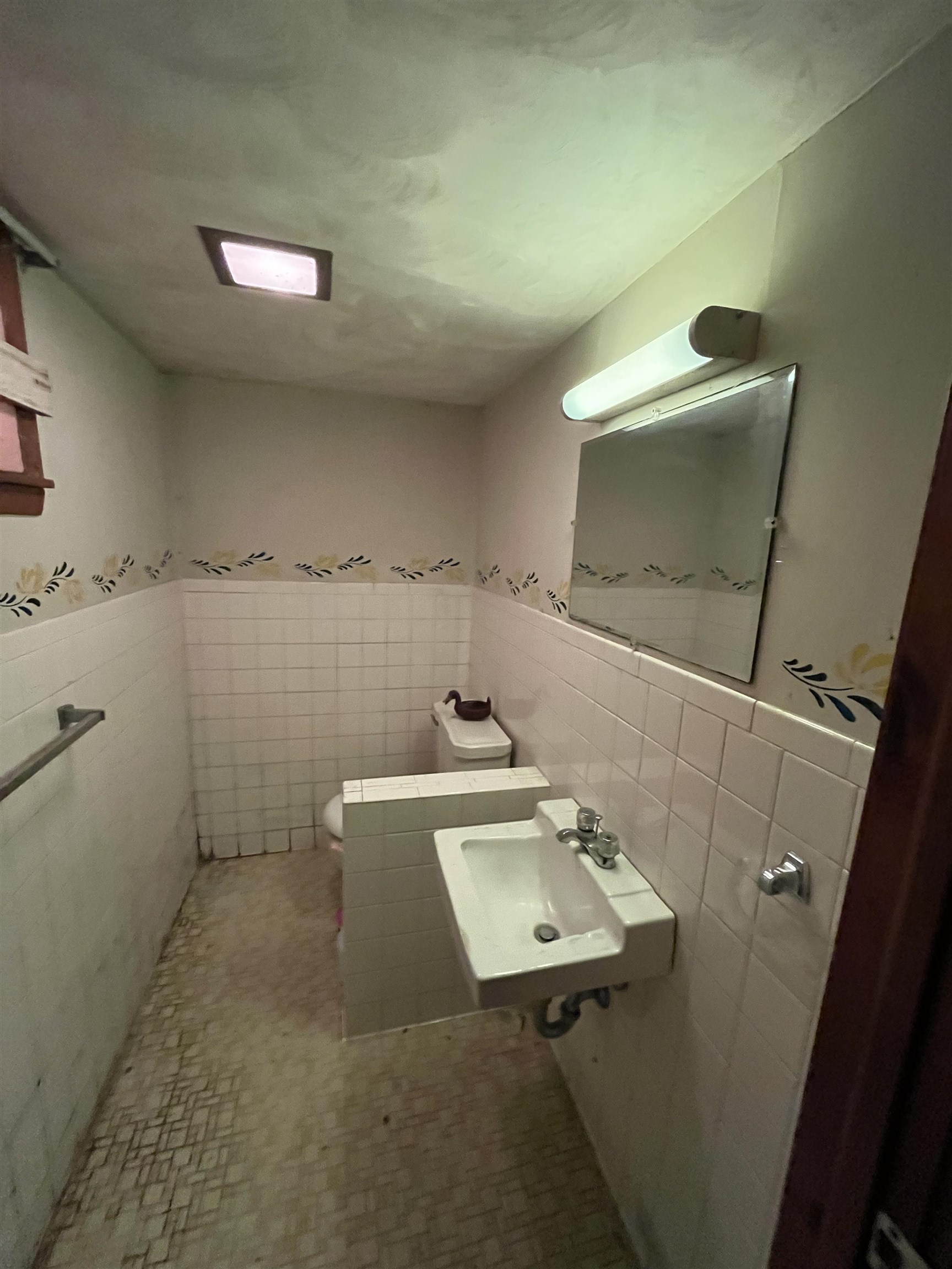 1/2 bath in basement