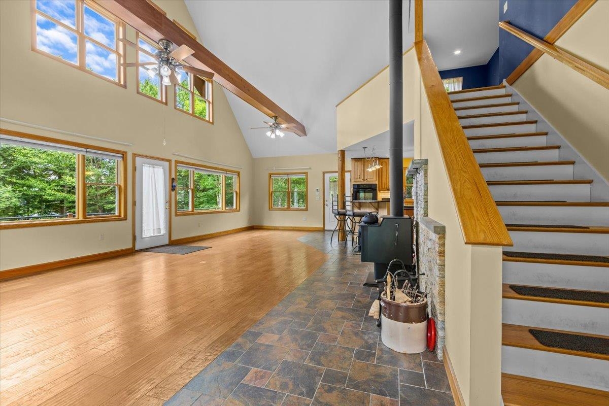 Entrance to an open floor design