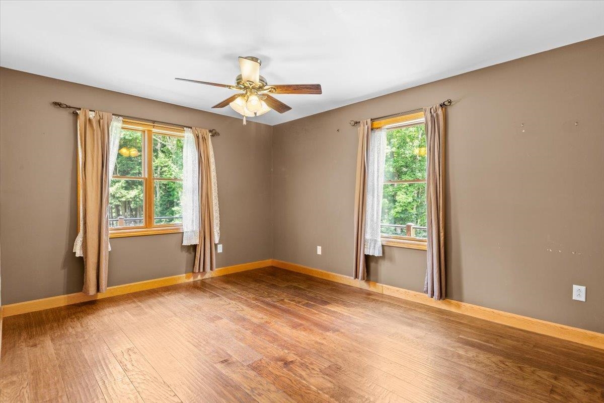 First floor bedroom or bonus room