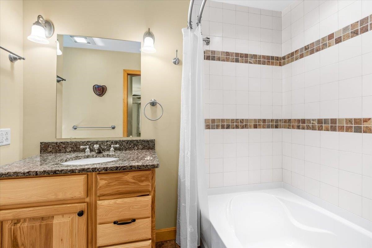 !st floor bathroom with bedroom