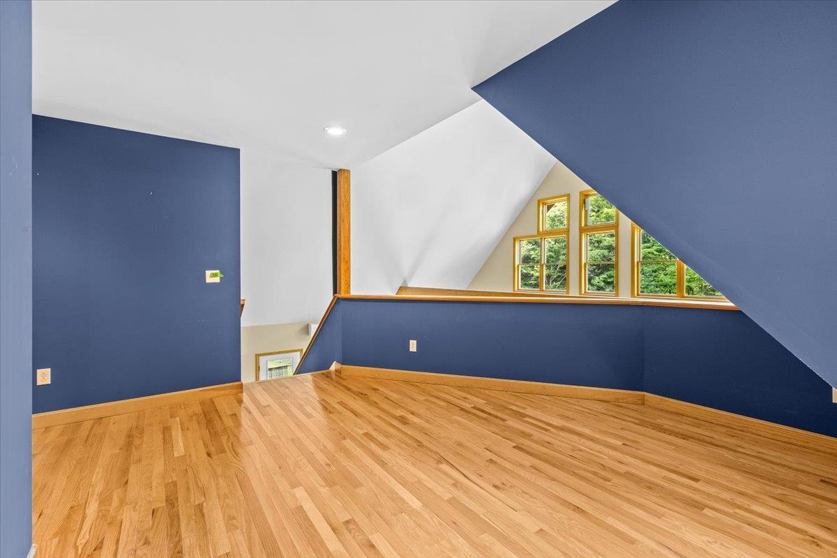 Landing Looking over Cathedral Ceilings & Open Floor