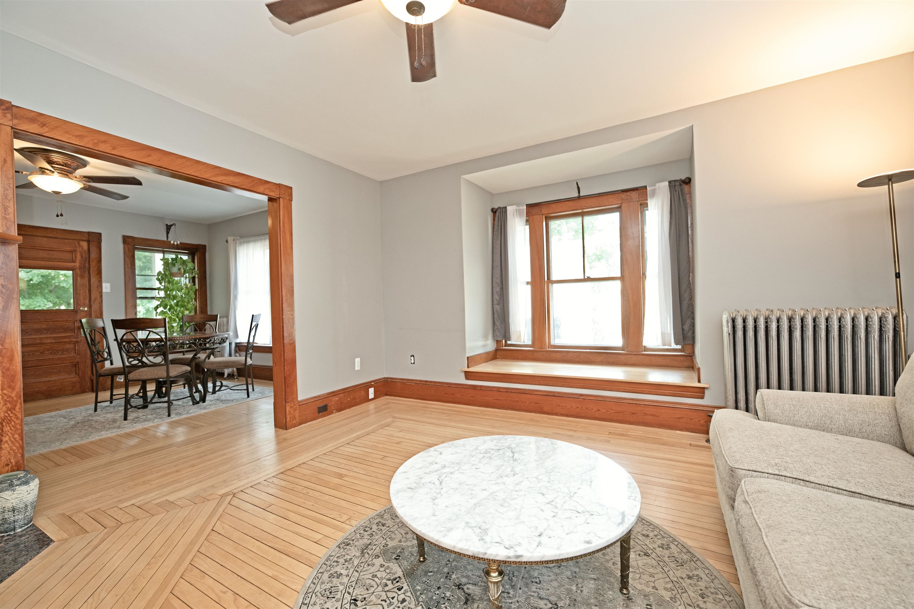 Built in Window seat in Living room