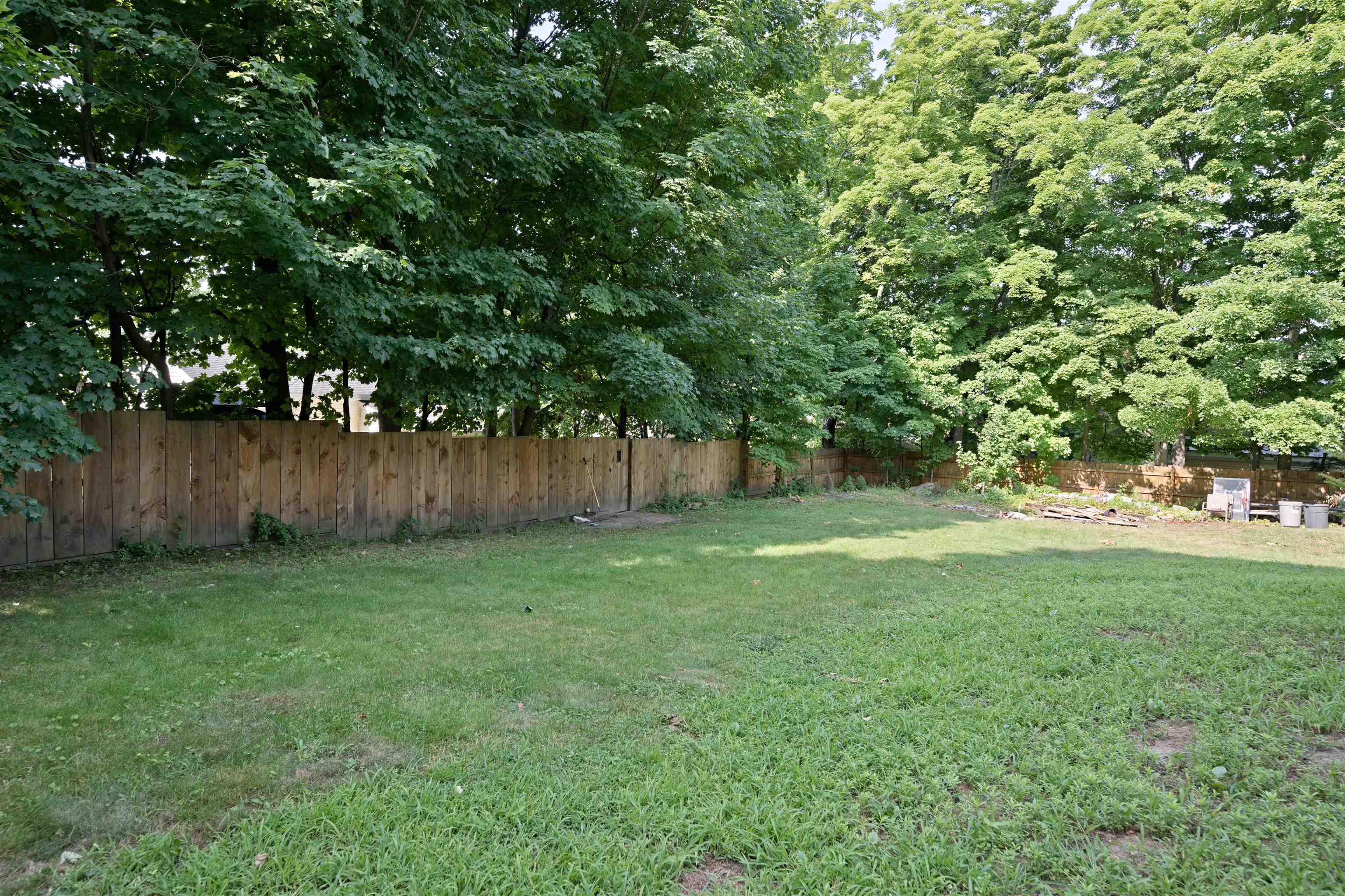Right side Back yard