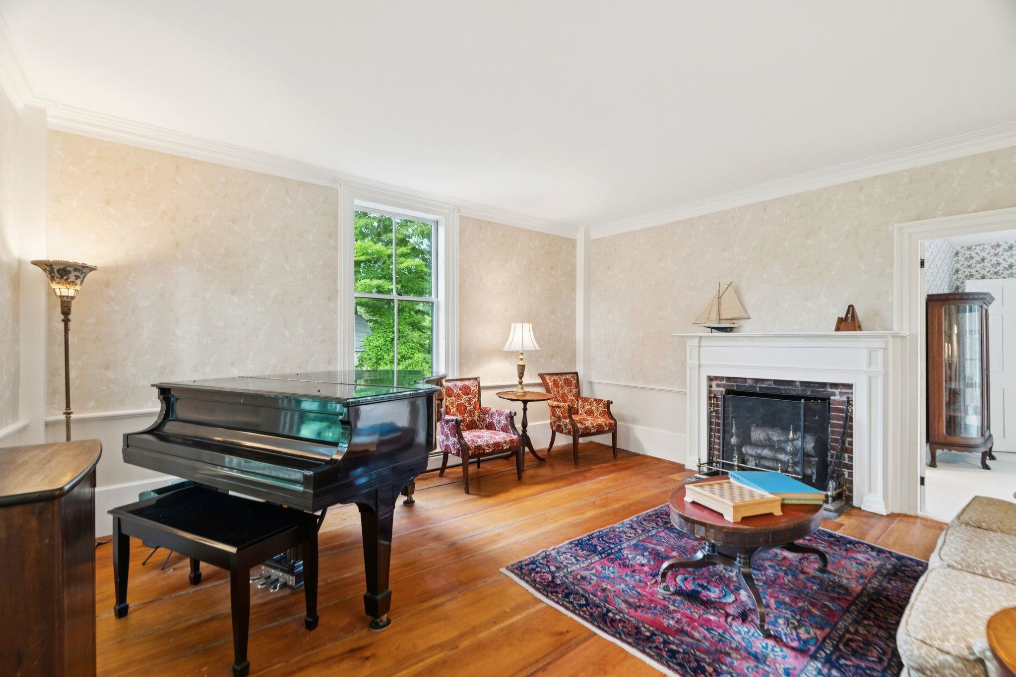 Unstaged music room