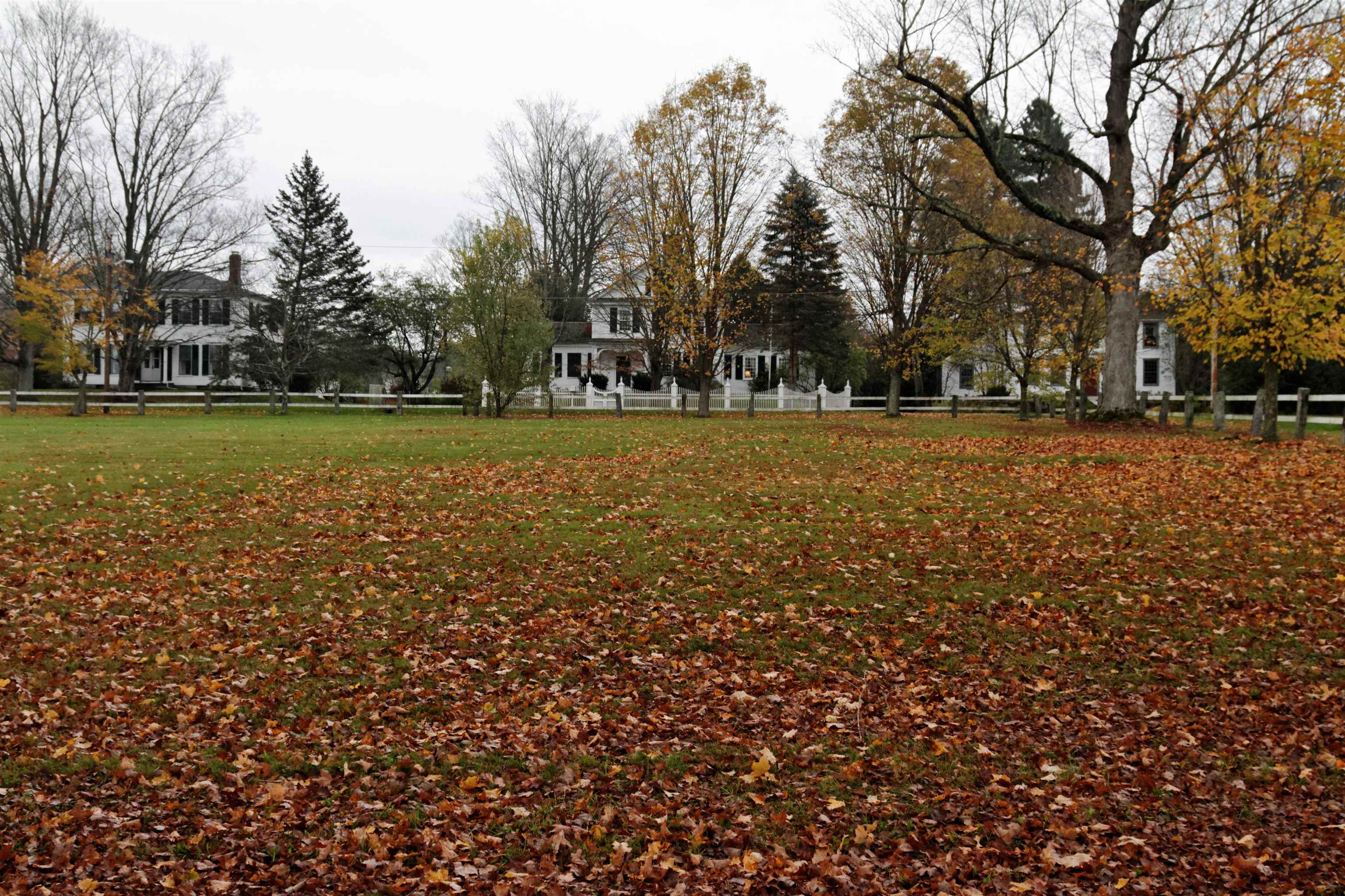 Sloan House on the Haverhill Common Pictured on the left of the photo.