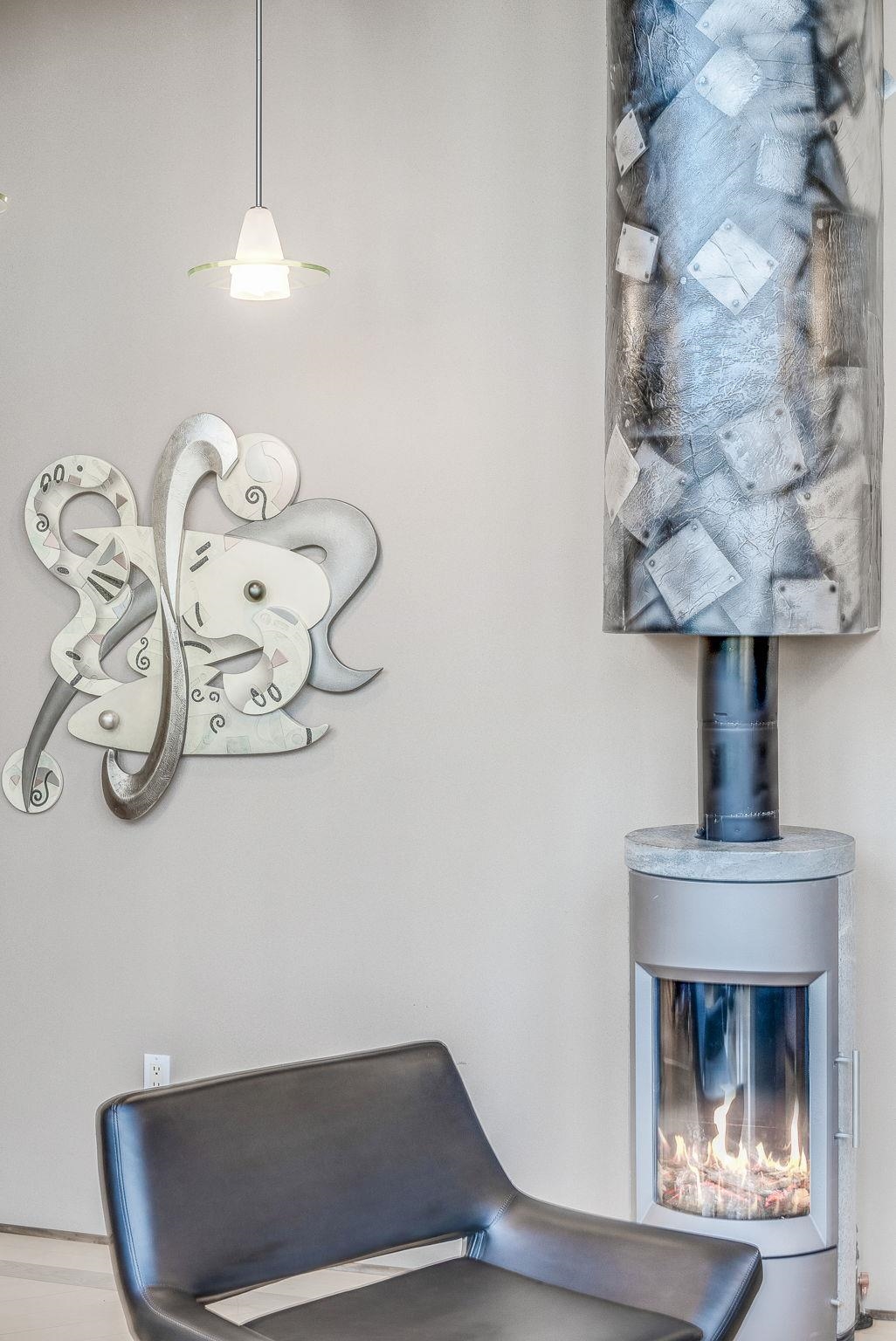 Fireplace in Office