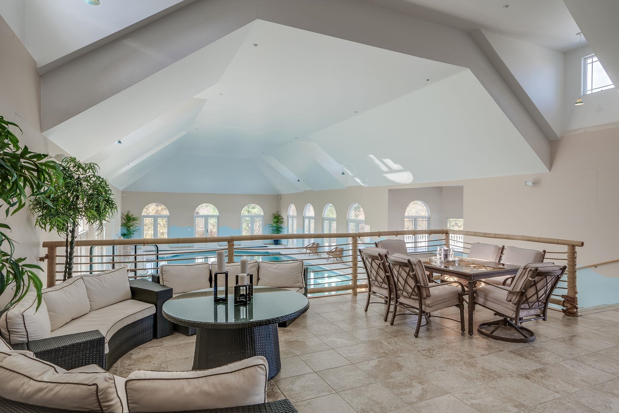 Lounging Area Overlooks Pool