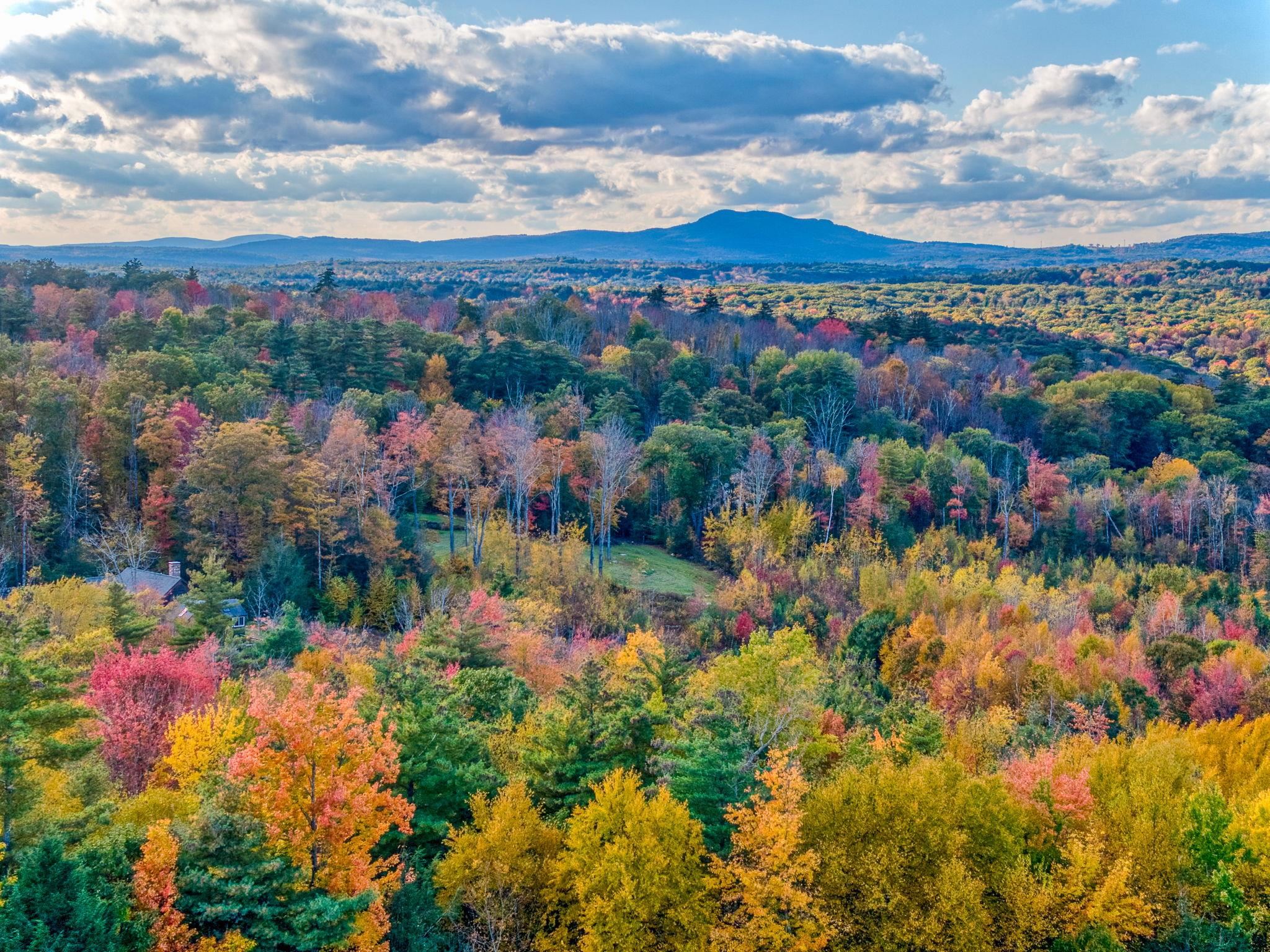 Panoramic Views of Southern NH Mountains