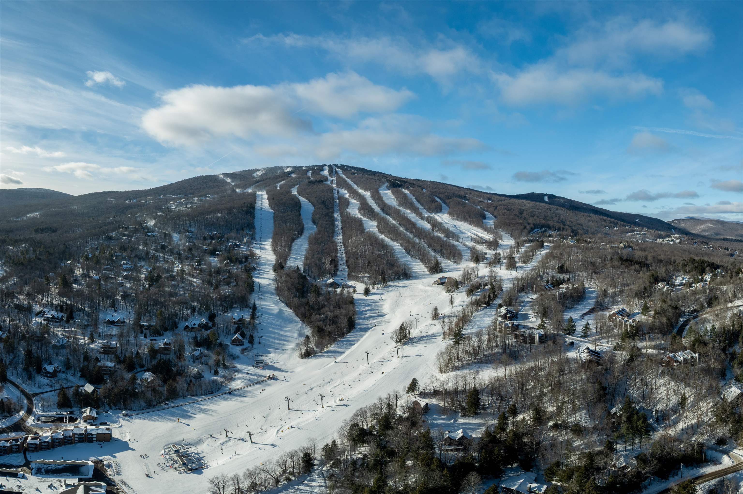 Close to Okemo Mountains base area