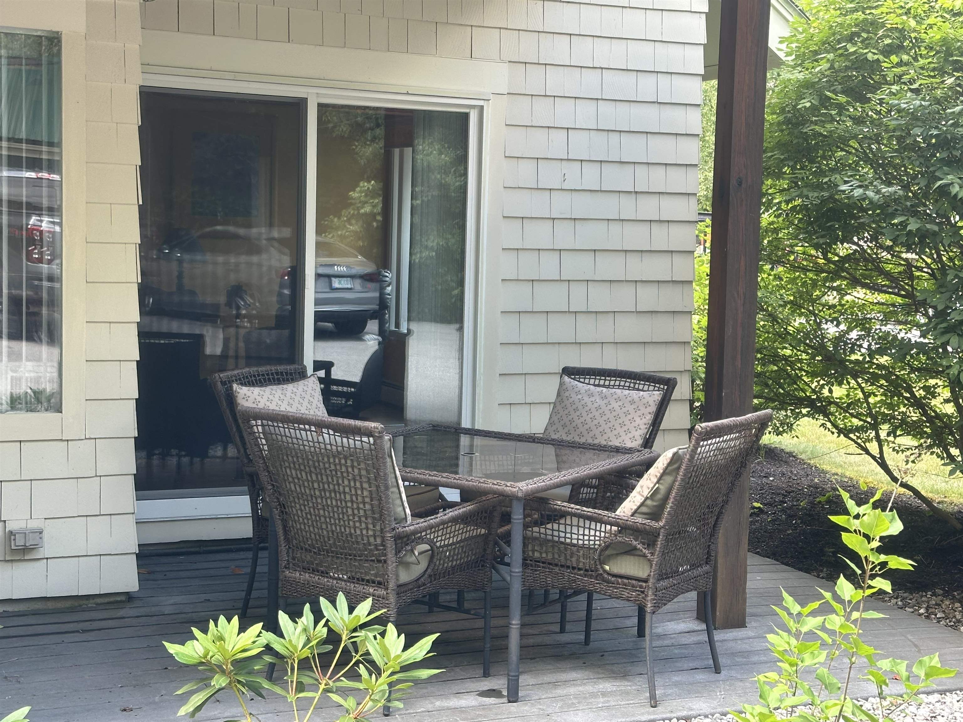 Private patio