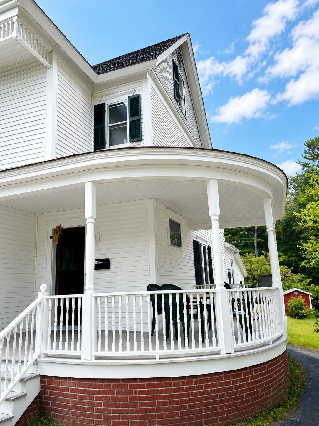 wrap-around porch