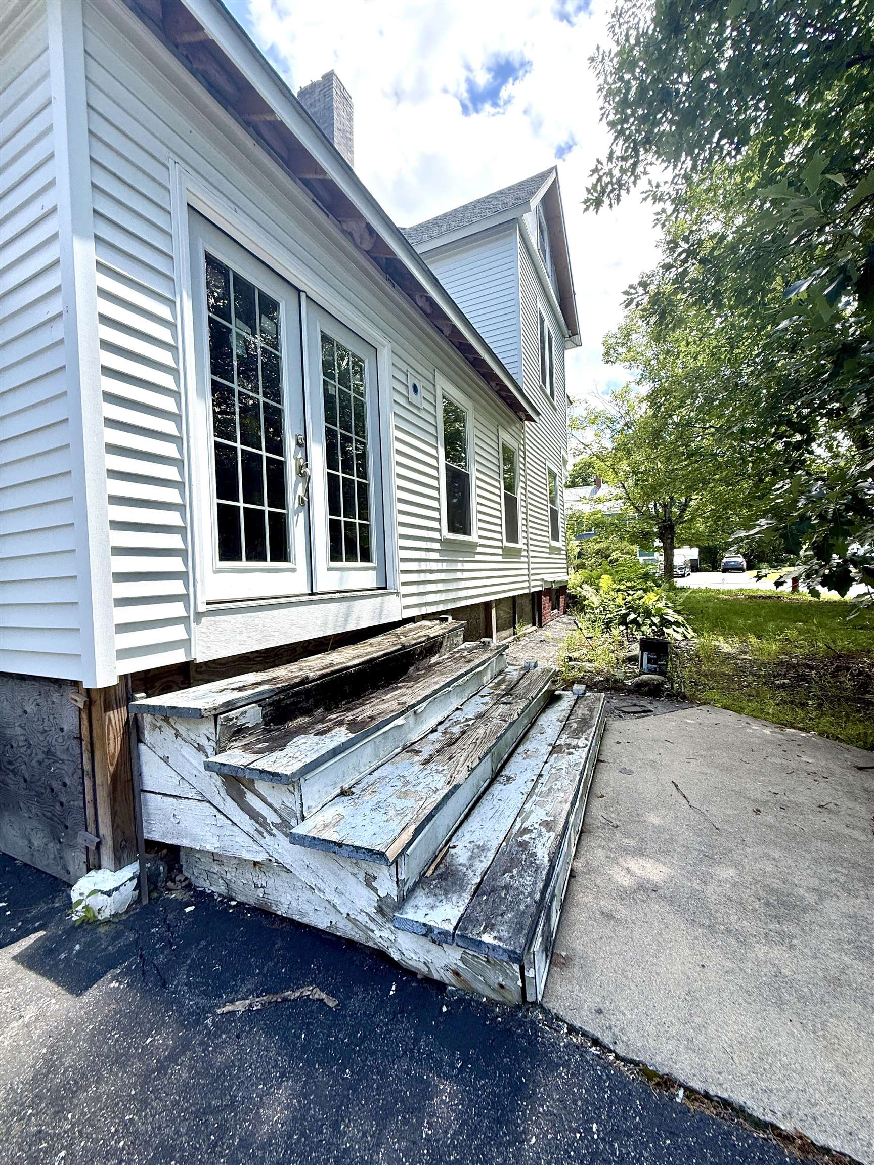 Back steps need repair