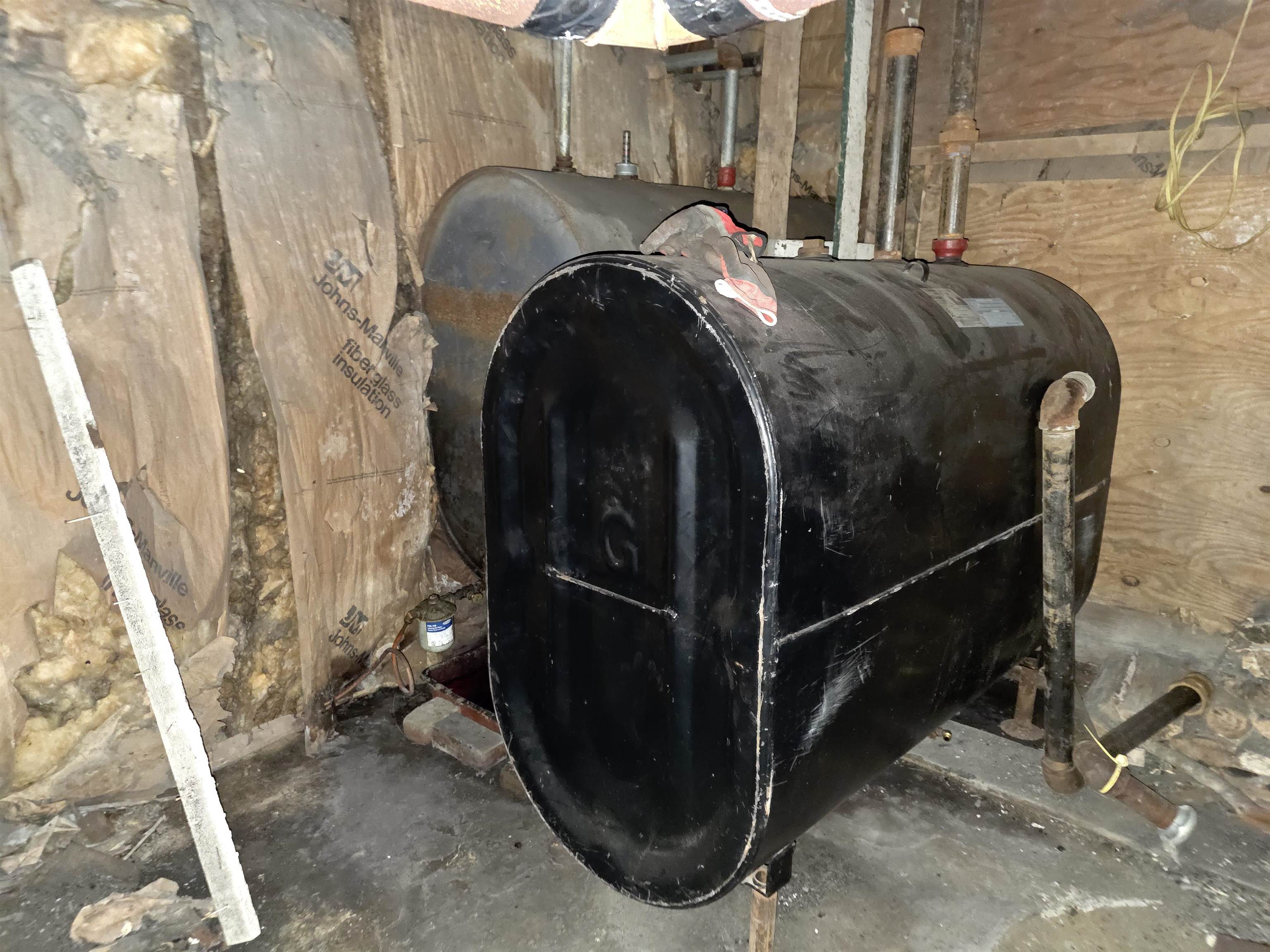 New oil tank ready for installation