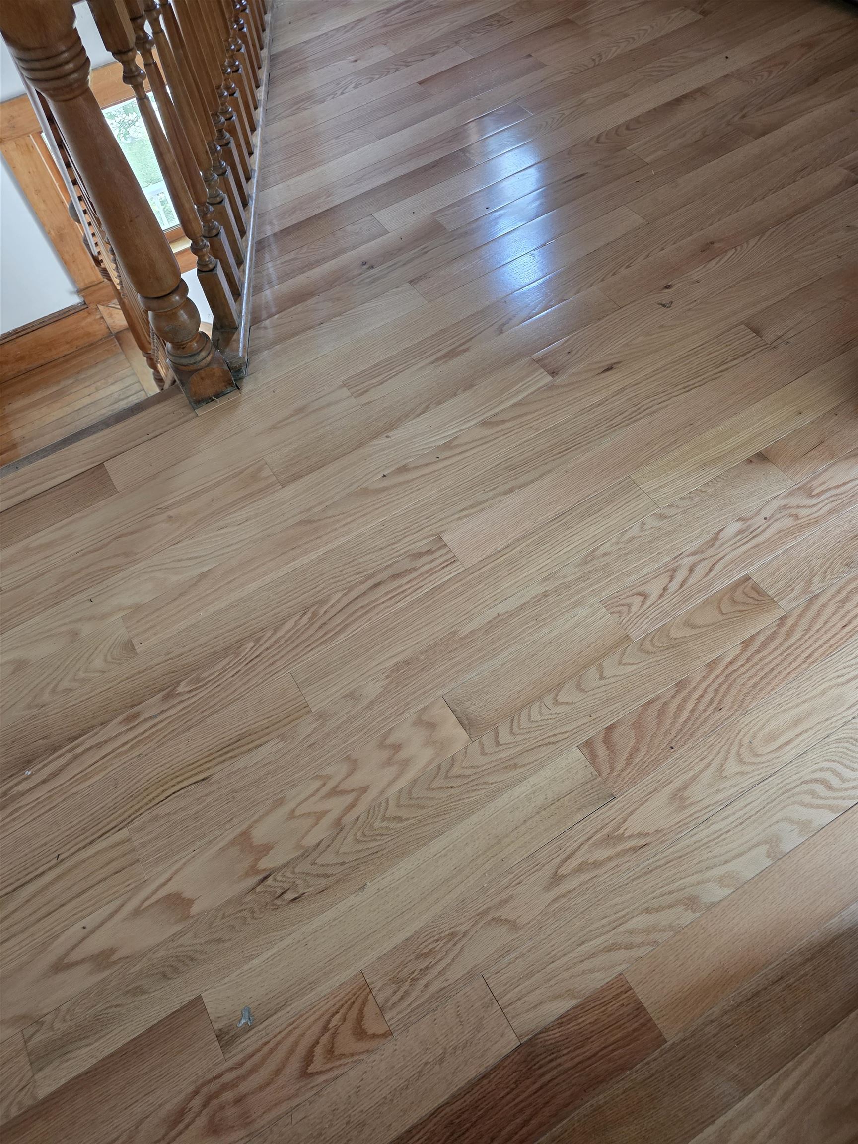 New wood flooring