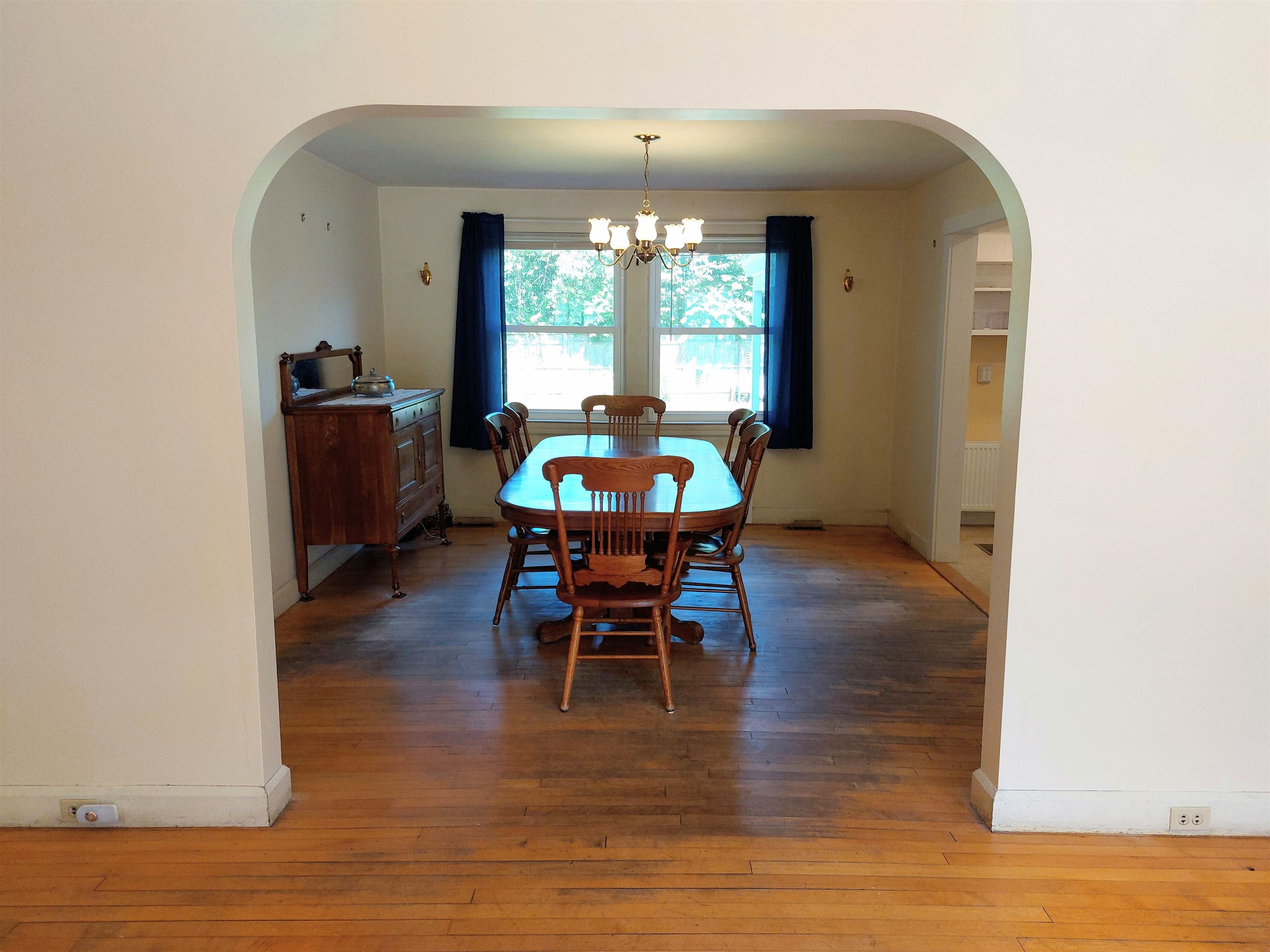 View of Dining Room from Living Room