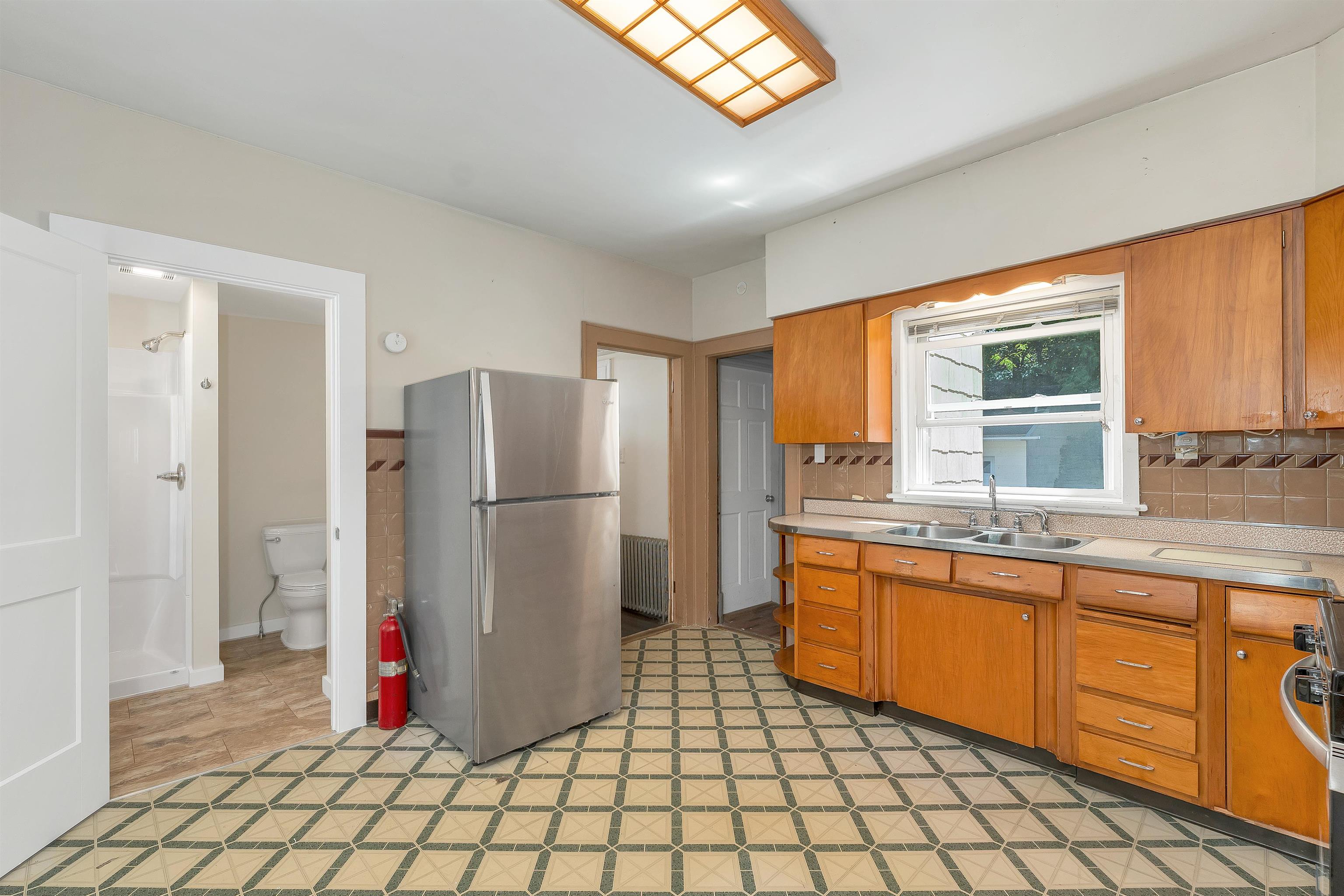 Appliances with a refrigerator and stove