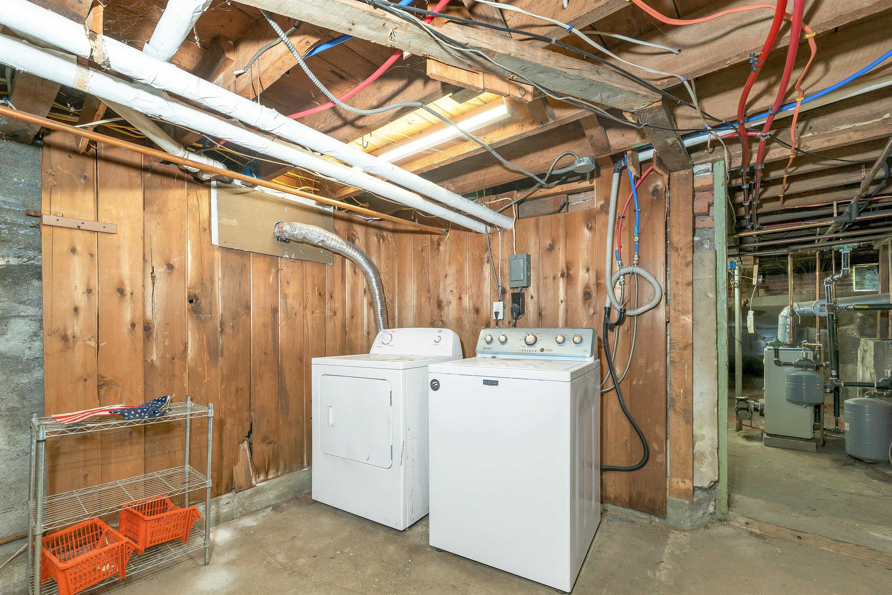 Basement laundry