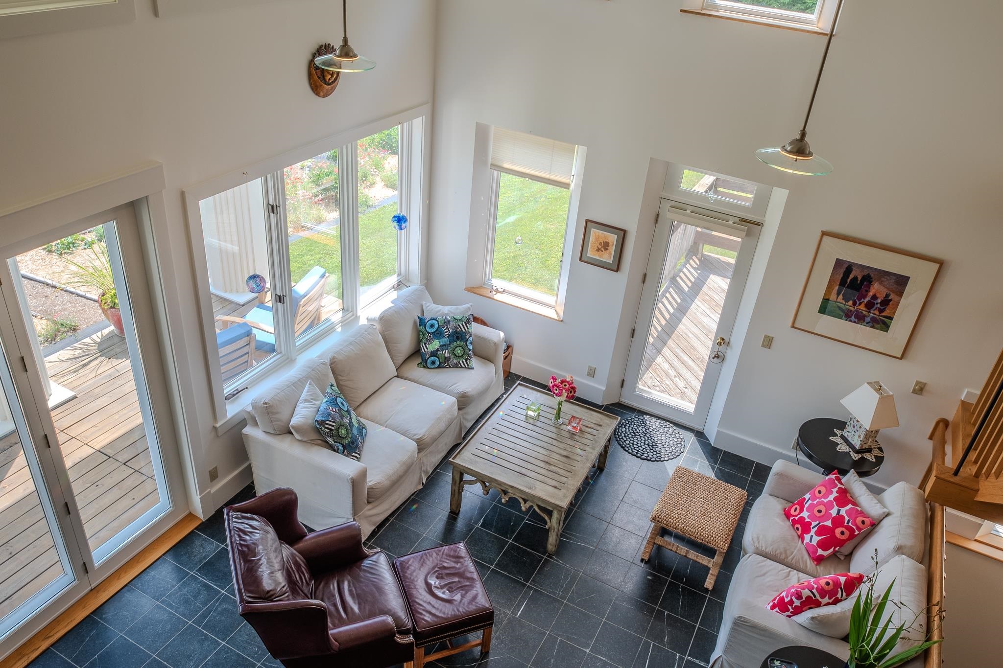 Living room from the loft