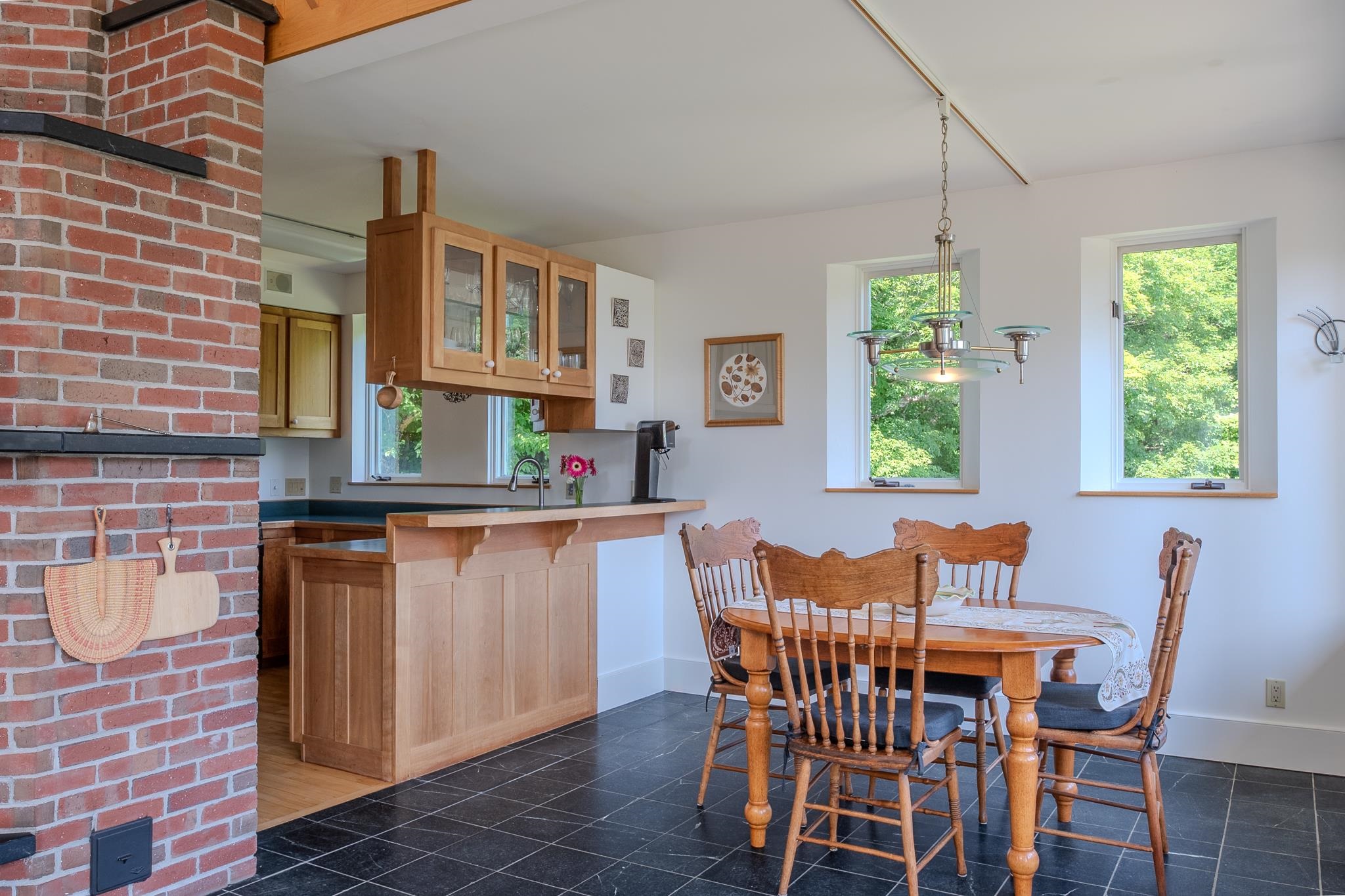 dining and kitchen