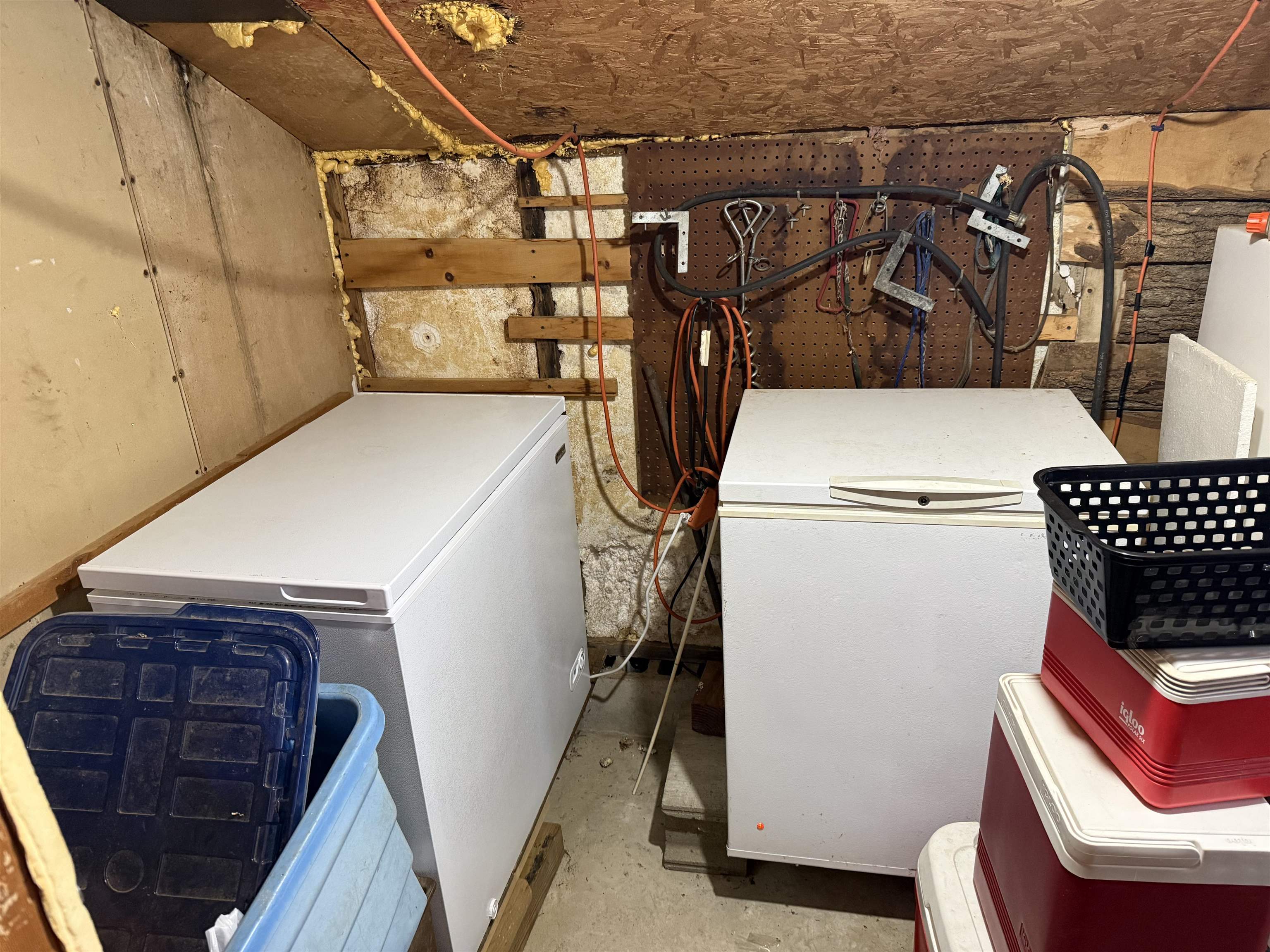 Attached Shed with Freezers 25851257