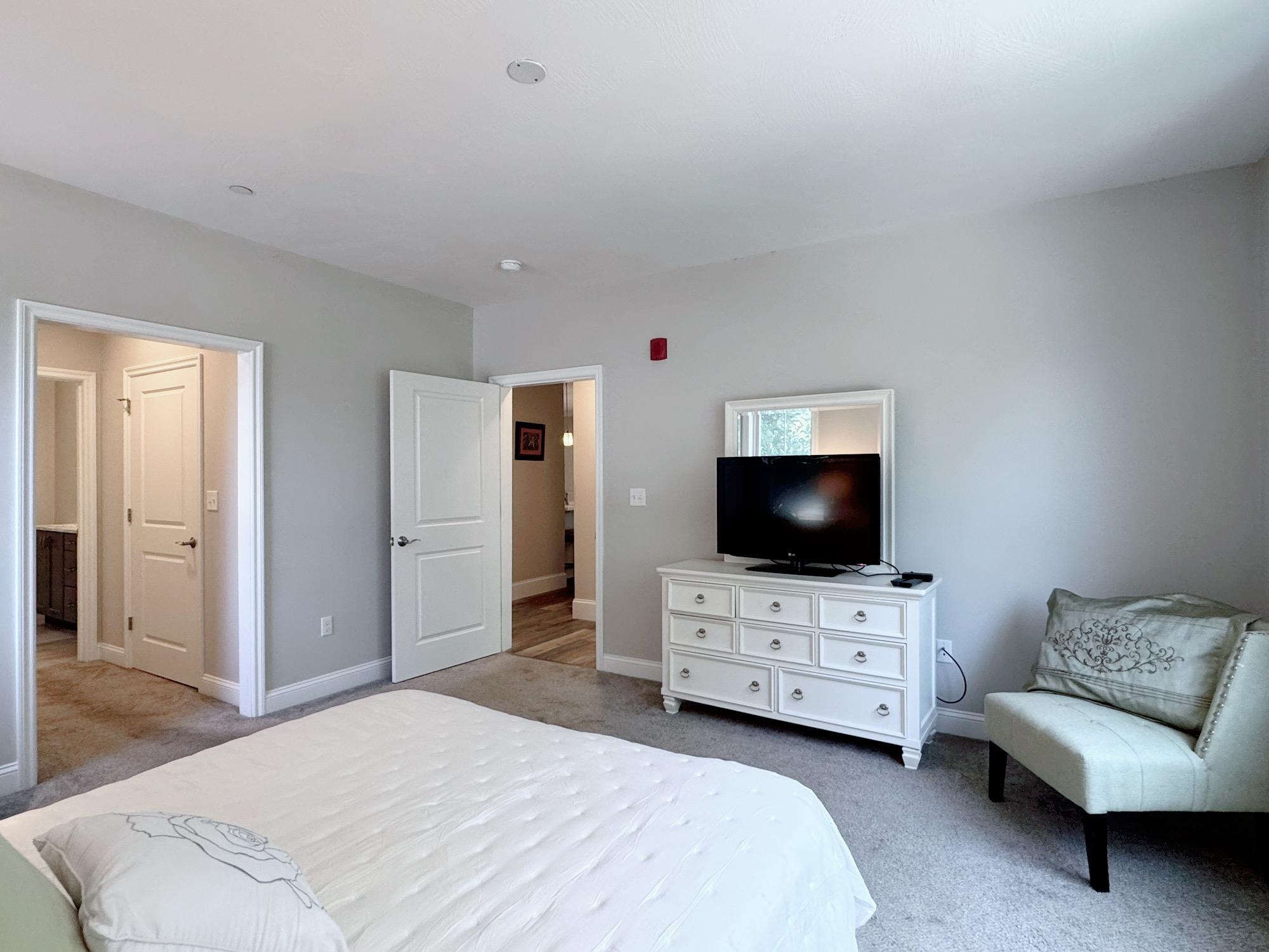 Private Suite with Double Closets and Bath