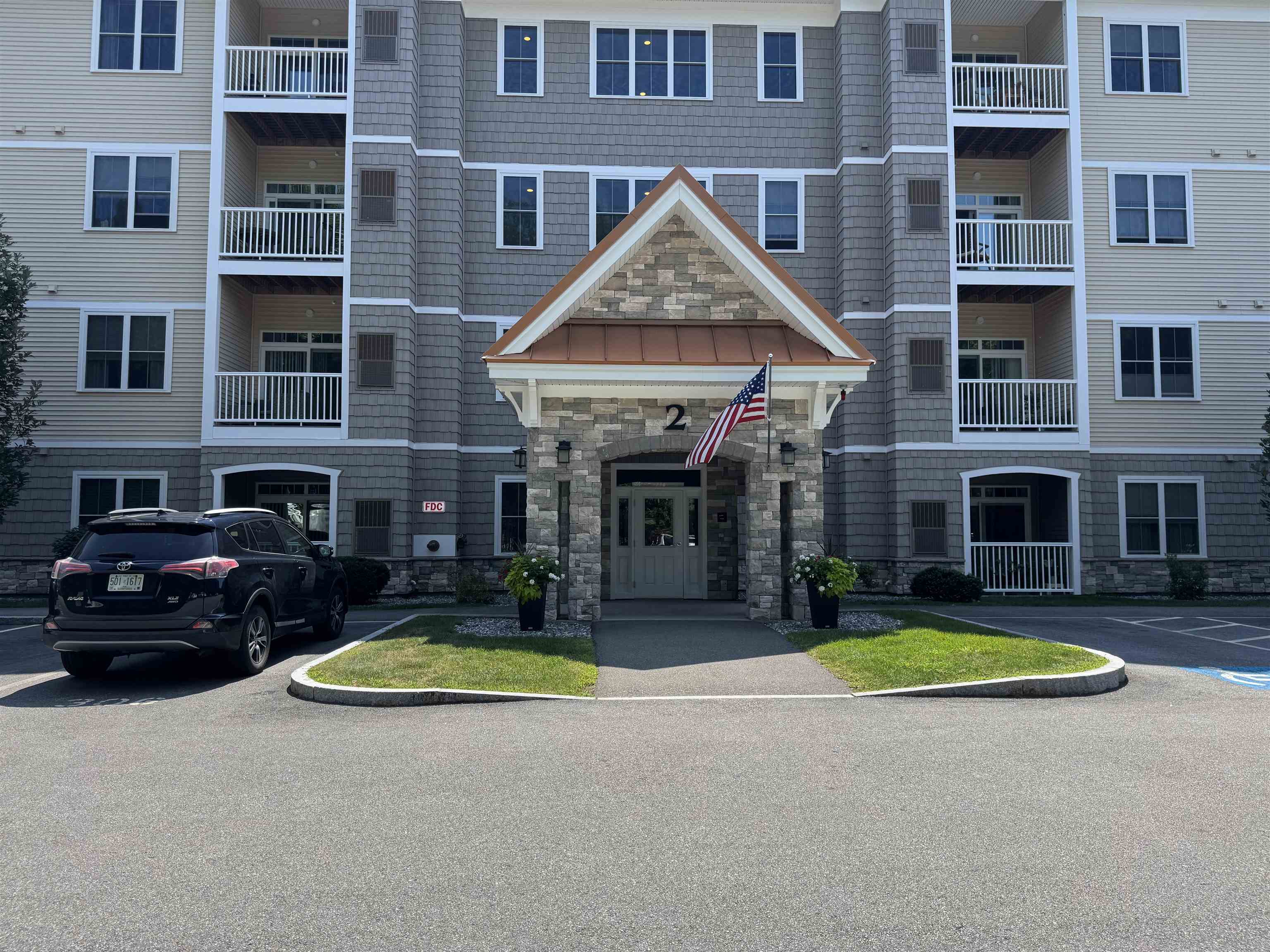 Covered Front Entrance For Guests