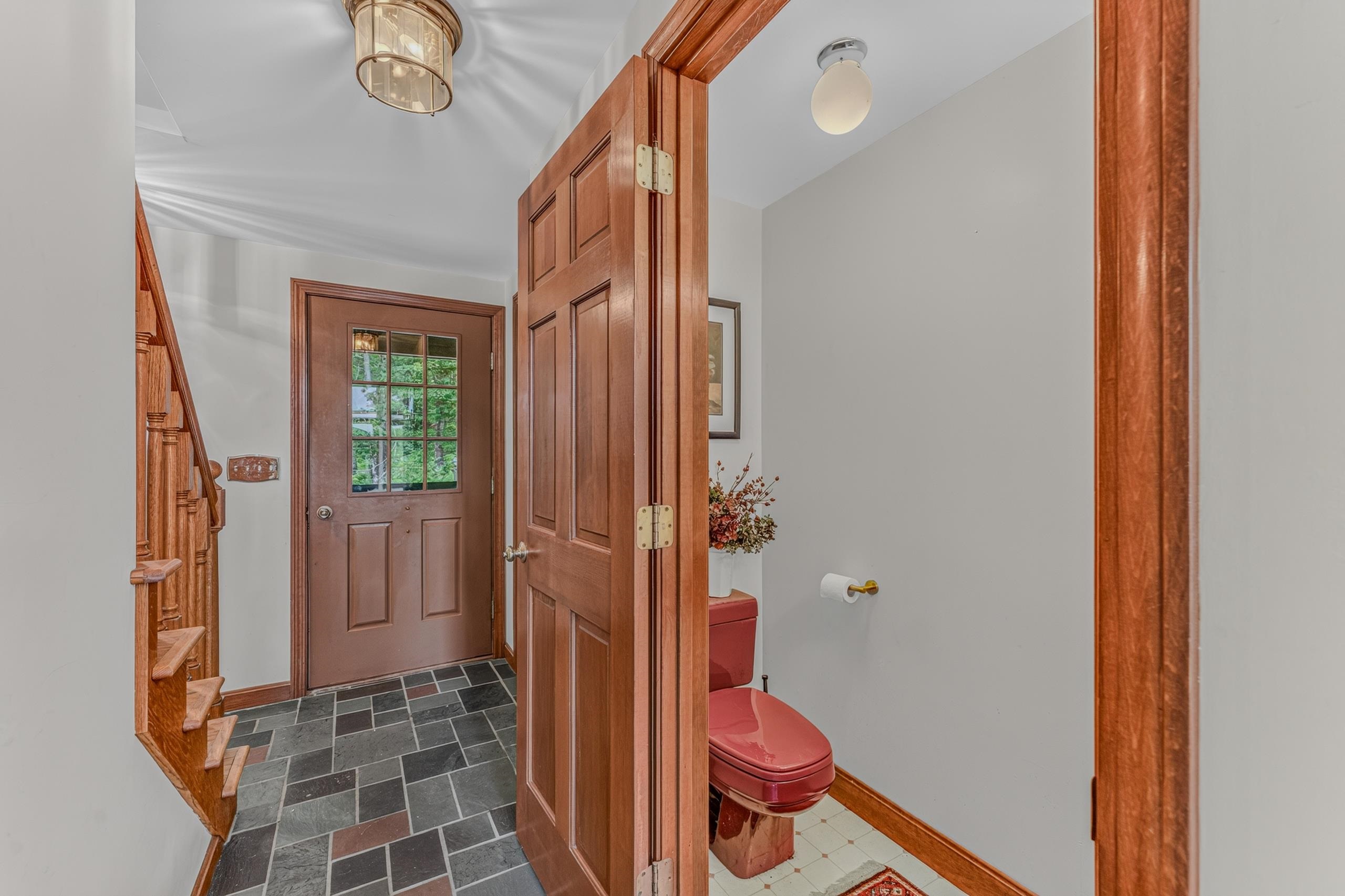 Entry From Front Covered Porch