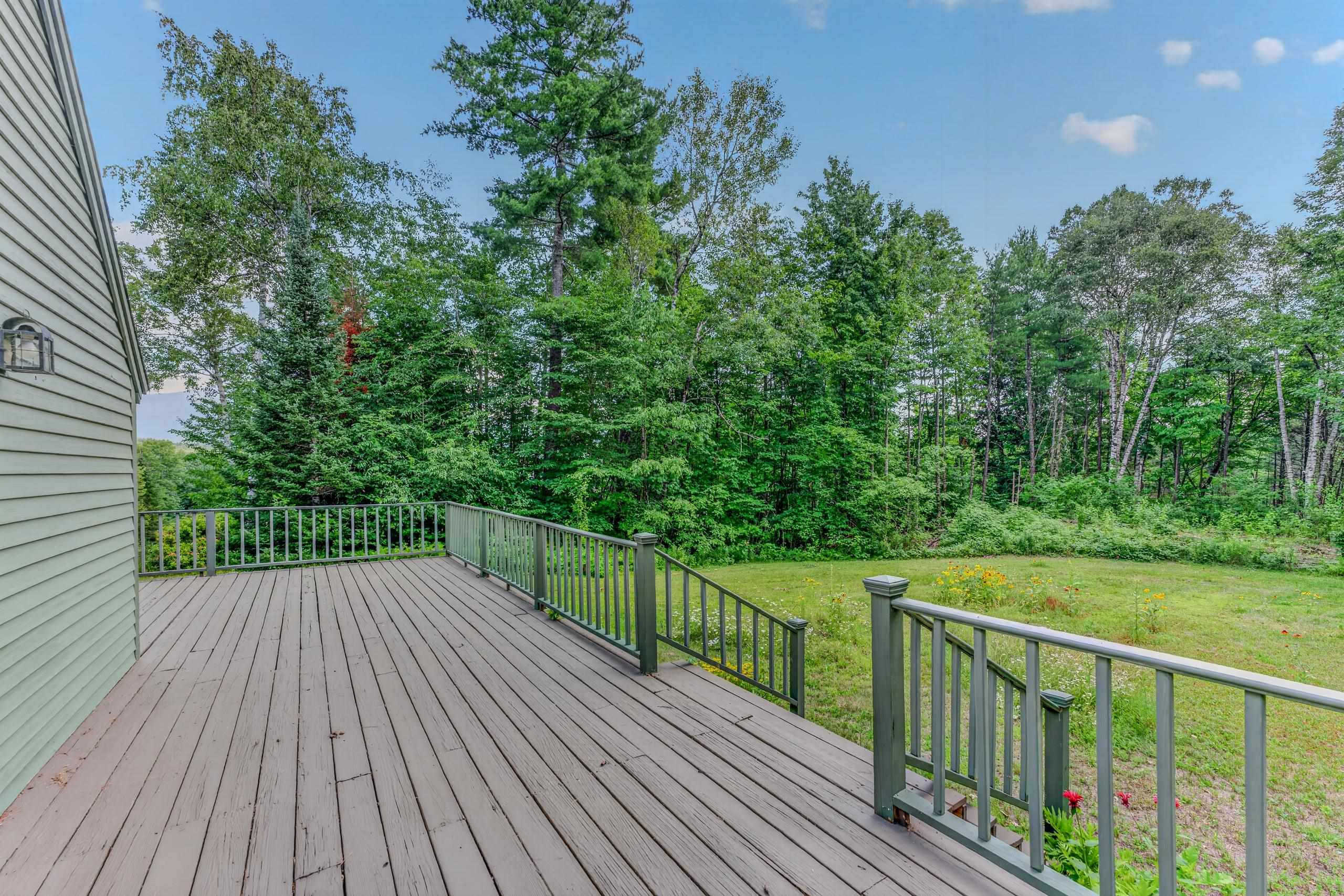 Expansive Deck And Yard