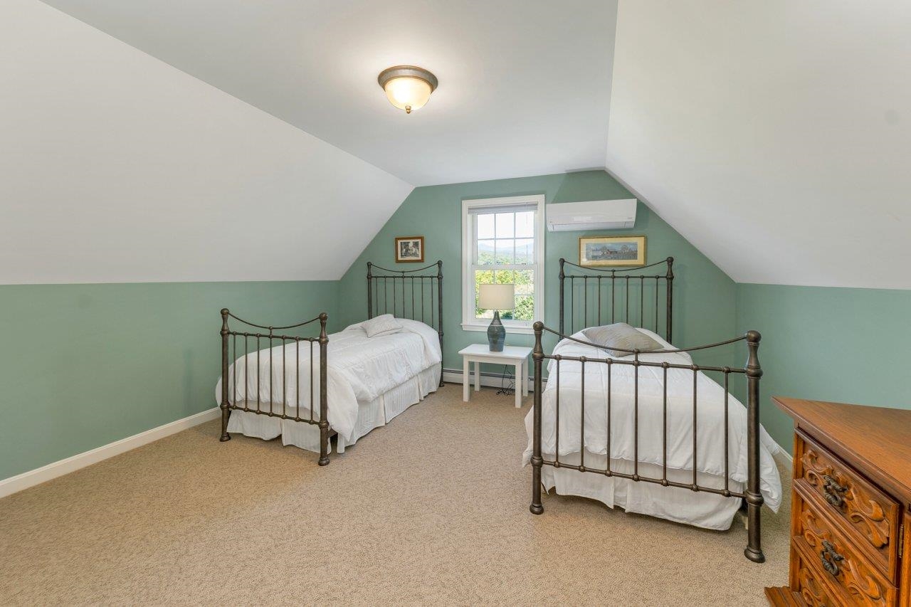 Note the mini split in the upstairs bedroom