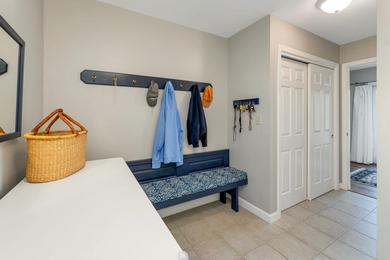 Mud room entry from the garage.