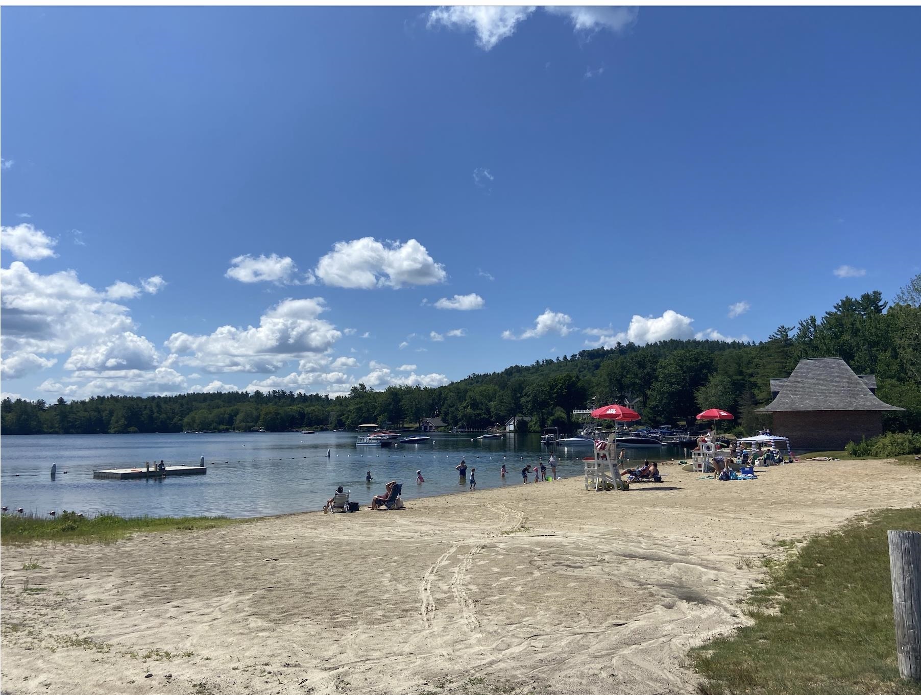 Municipal beach access to Lake Winnipesaukee -town residents only