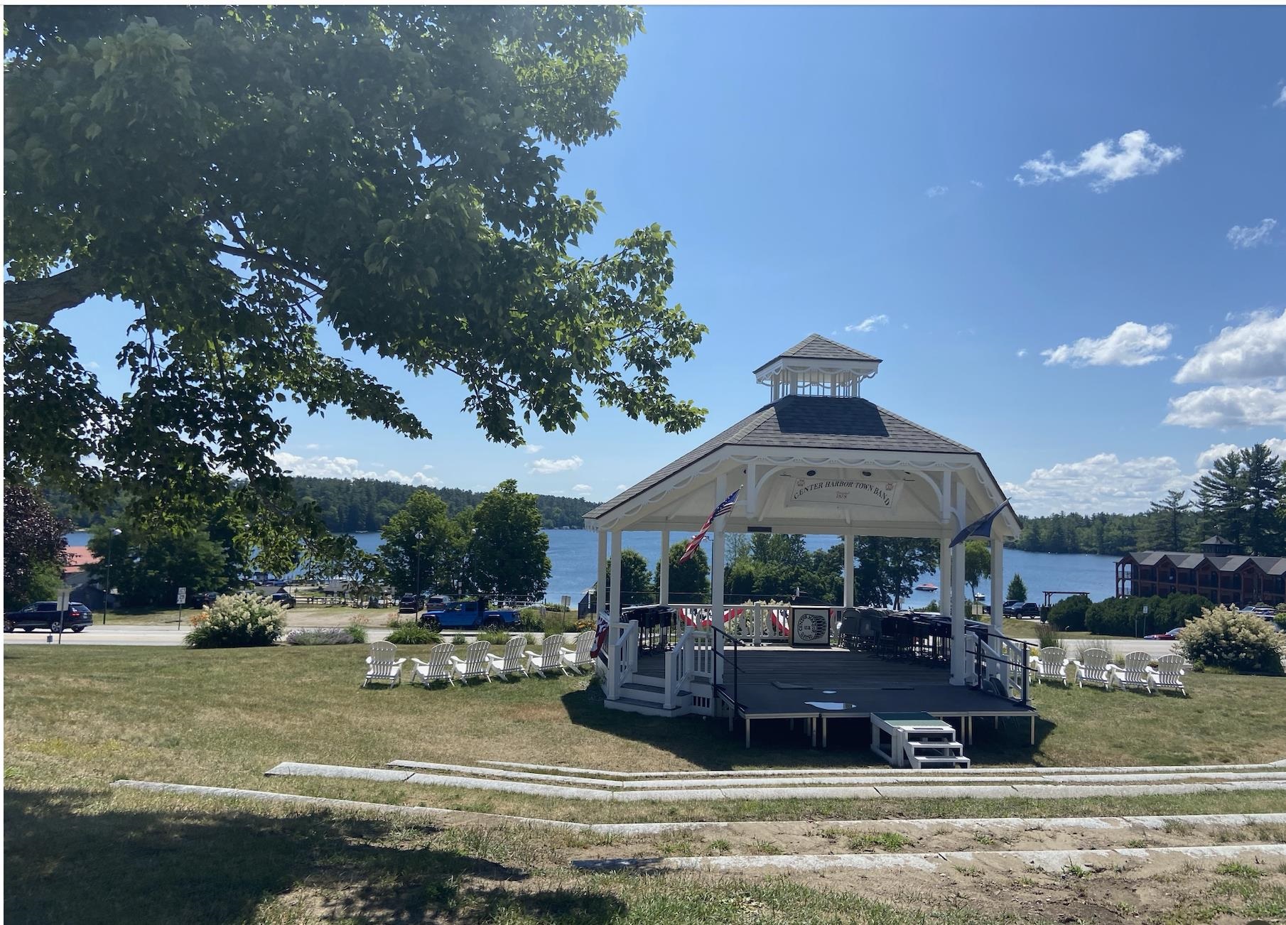 Close to town Gazebo for outdoor summer concerts