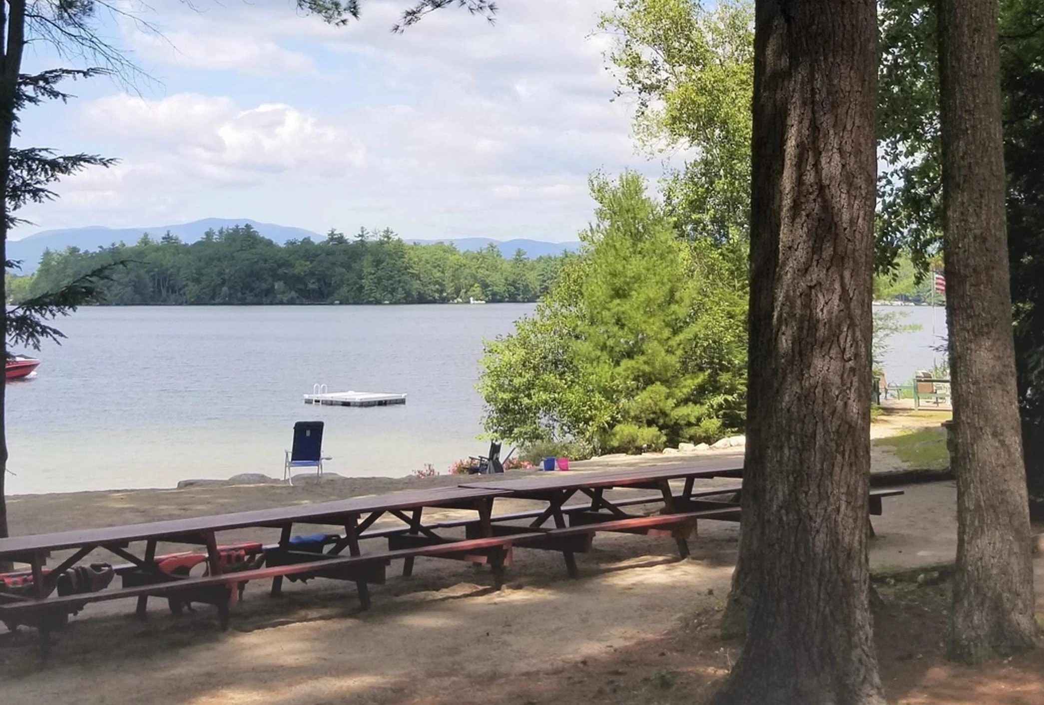 Picnic area at beach