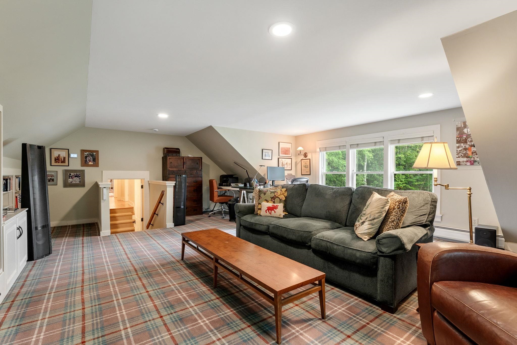 Family/media hallway & stairs 25903350