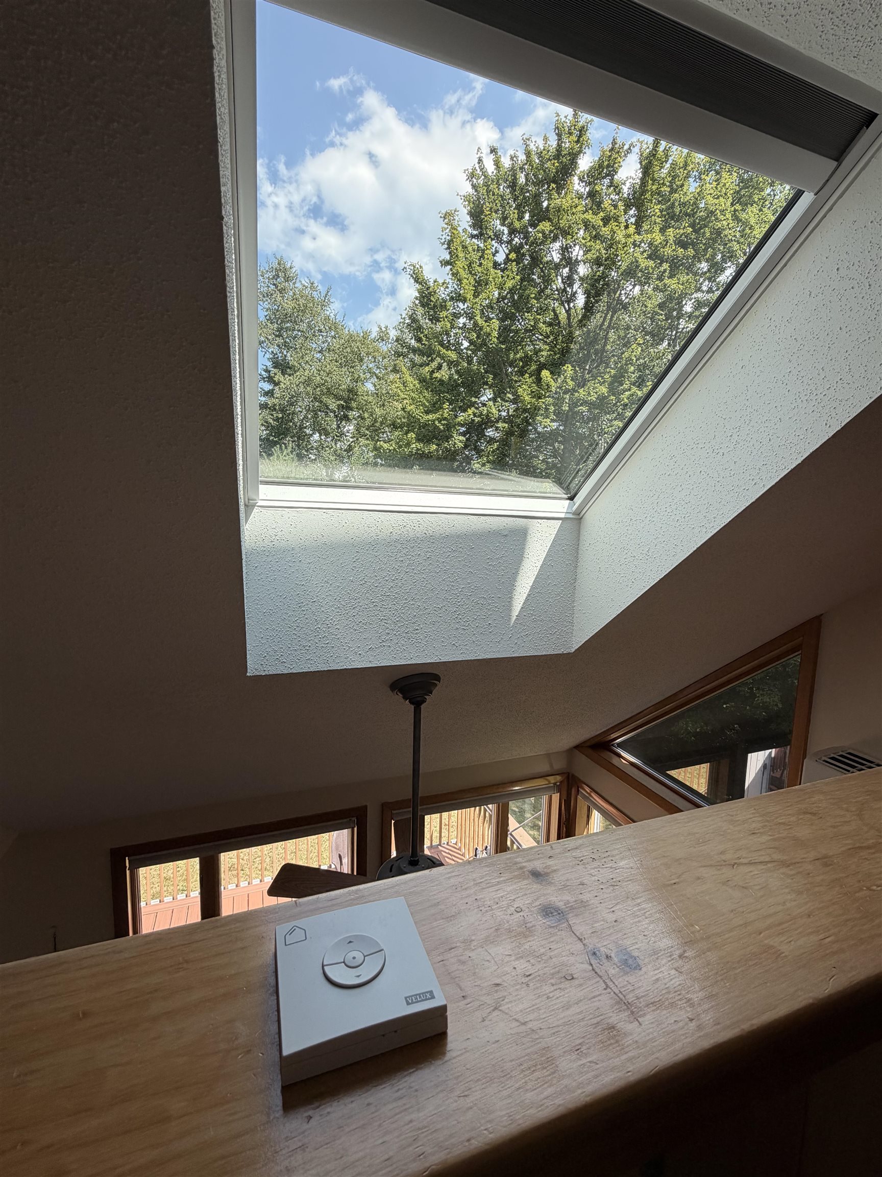 New skylights throughout, with remote controlled Vellux blinds