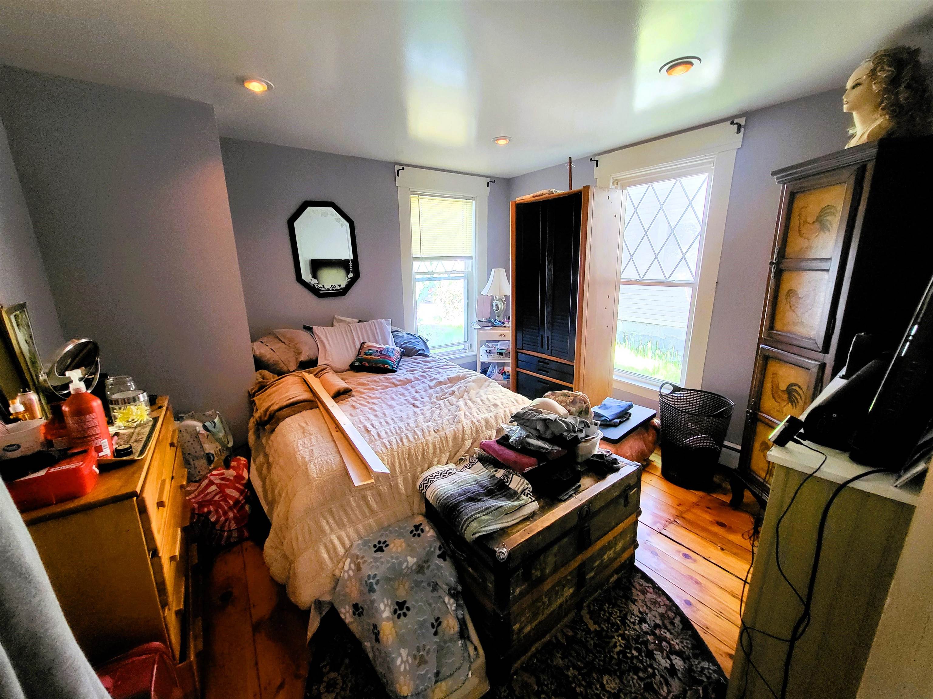 1st floor Bedroom.  Off Living room.
